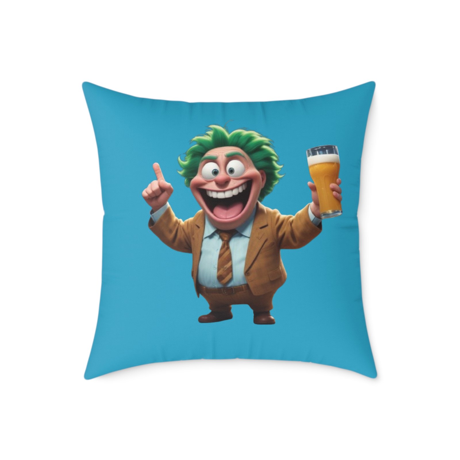 Best Dad Square Poly Canvas Pillow - Image 13