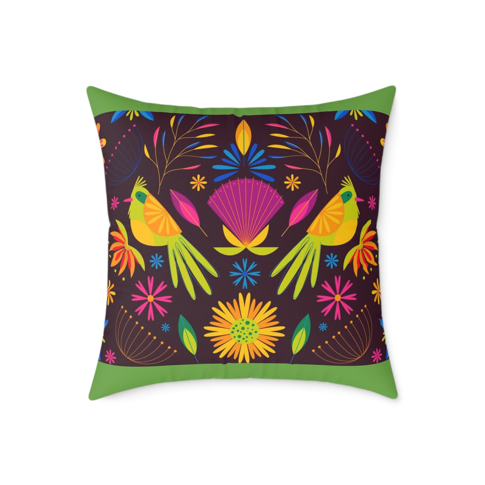 Mexico Square Poly Canvas Pillow - Image 13