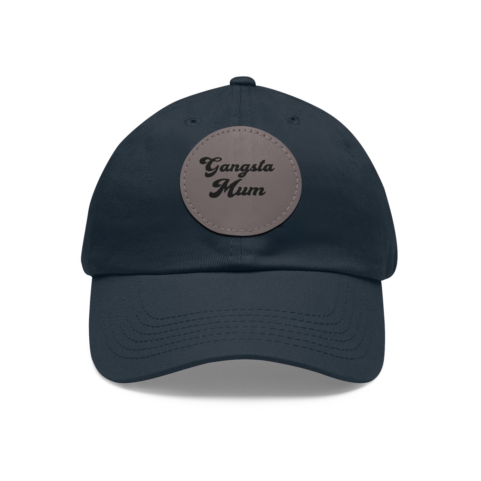 Gangster Momma Hat with Leather Patch (Round) - Image 25