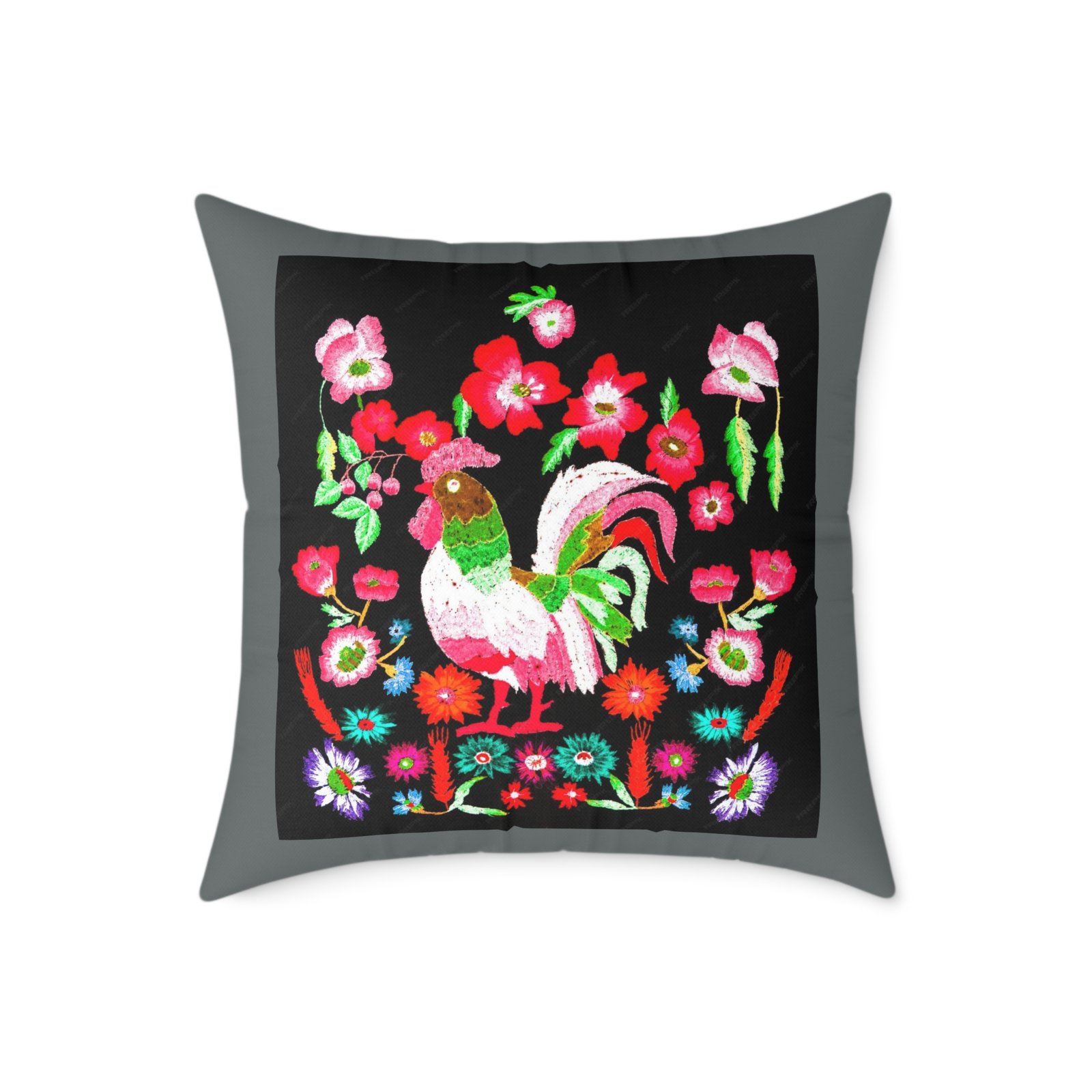 Mexico Square Poly Canvas Pillow - Image 13