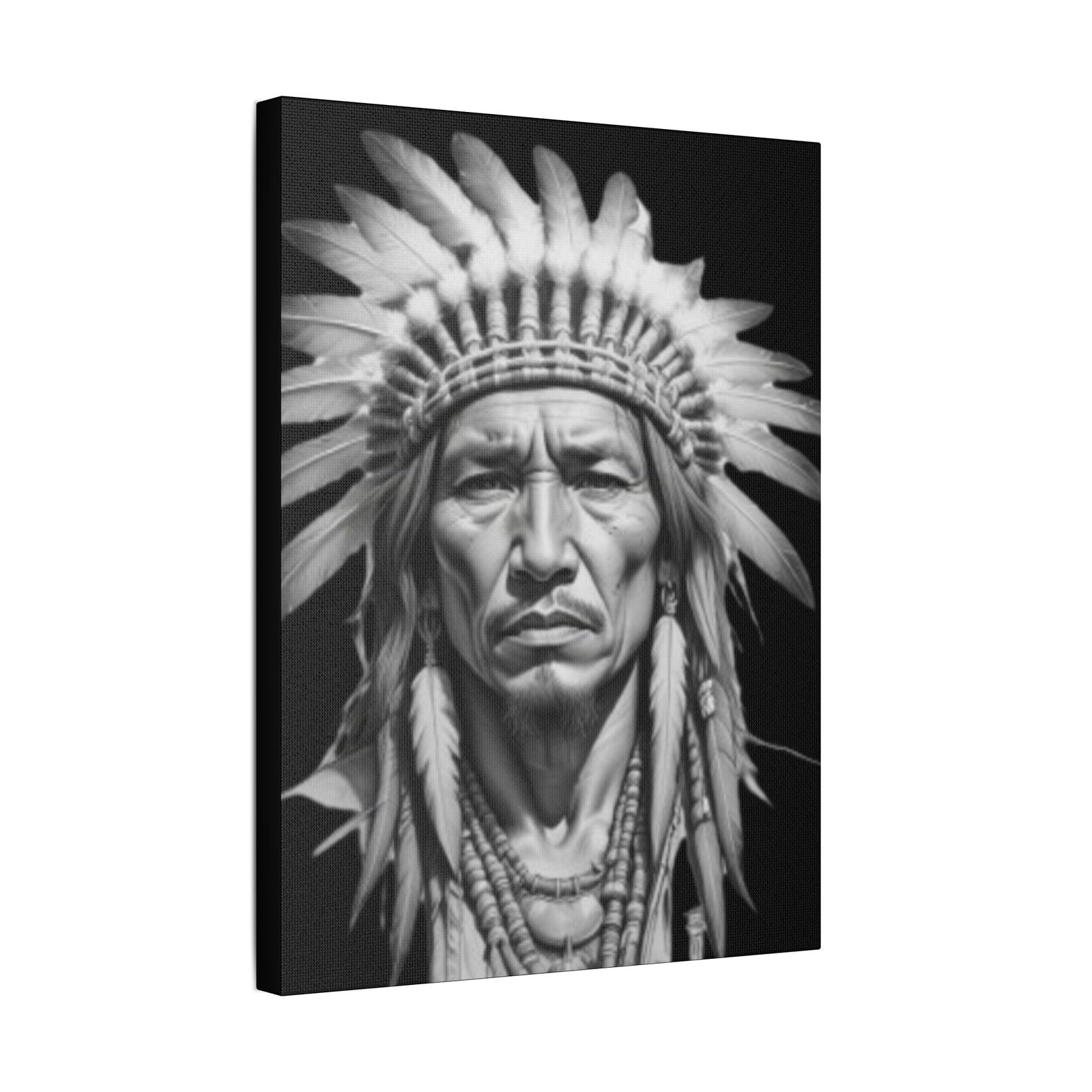 Apache Satin Canvas, Stretched - Image 10