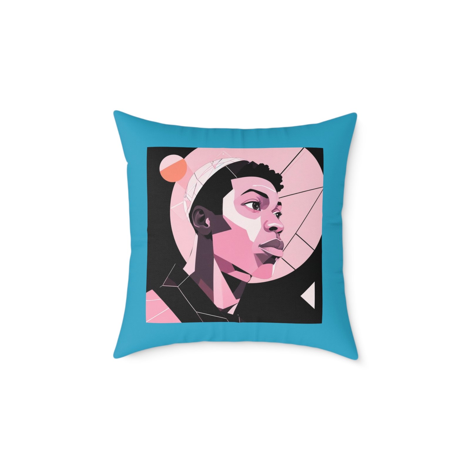 Abstract Square Poly Canvas Pillow - Image 9