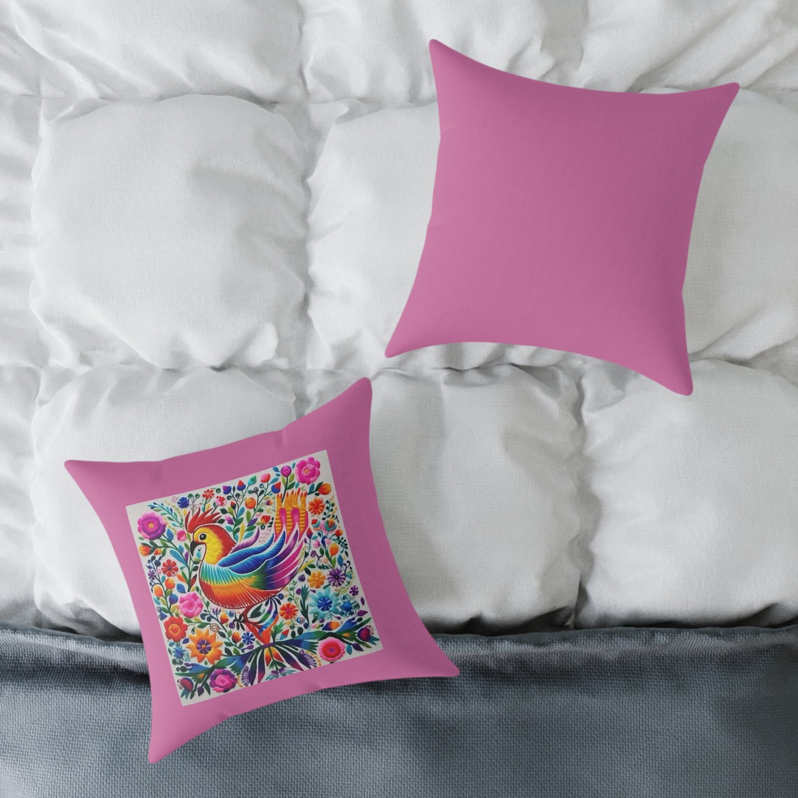 Mexico Square Poly Canvas Pillow - Image 8