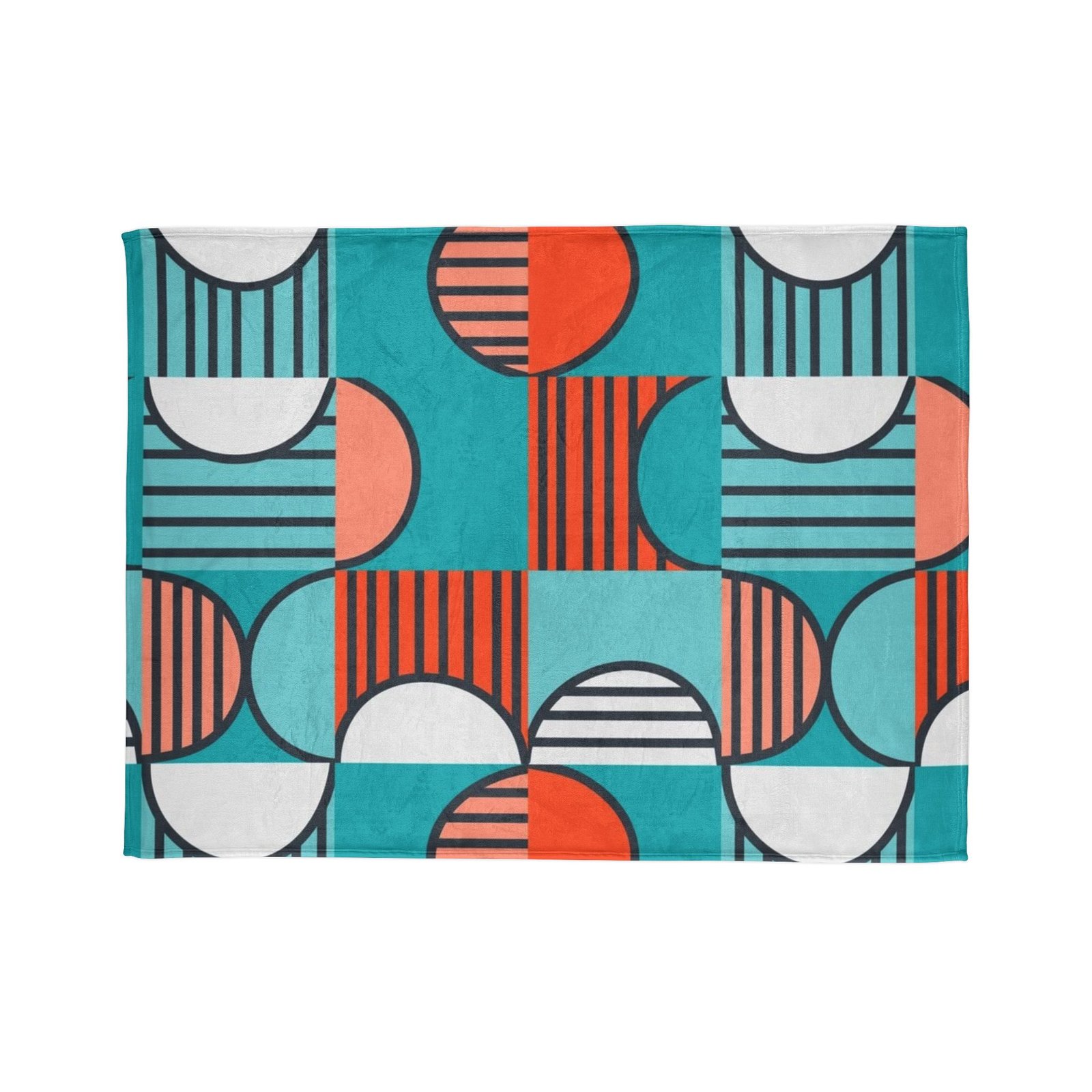 60s patterns Soft Polyester Blanket - Image 9