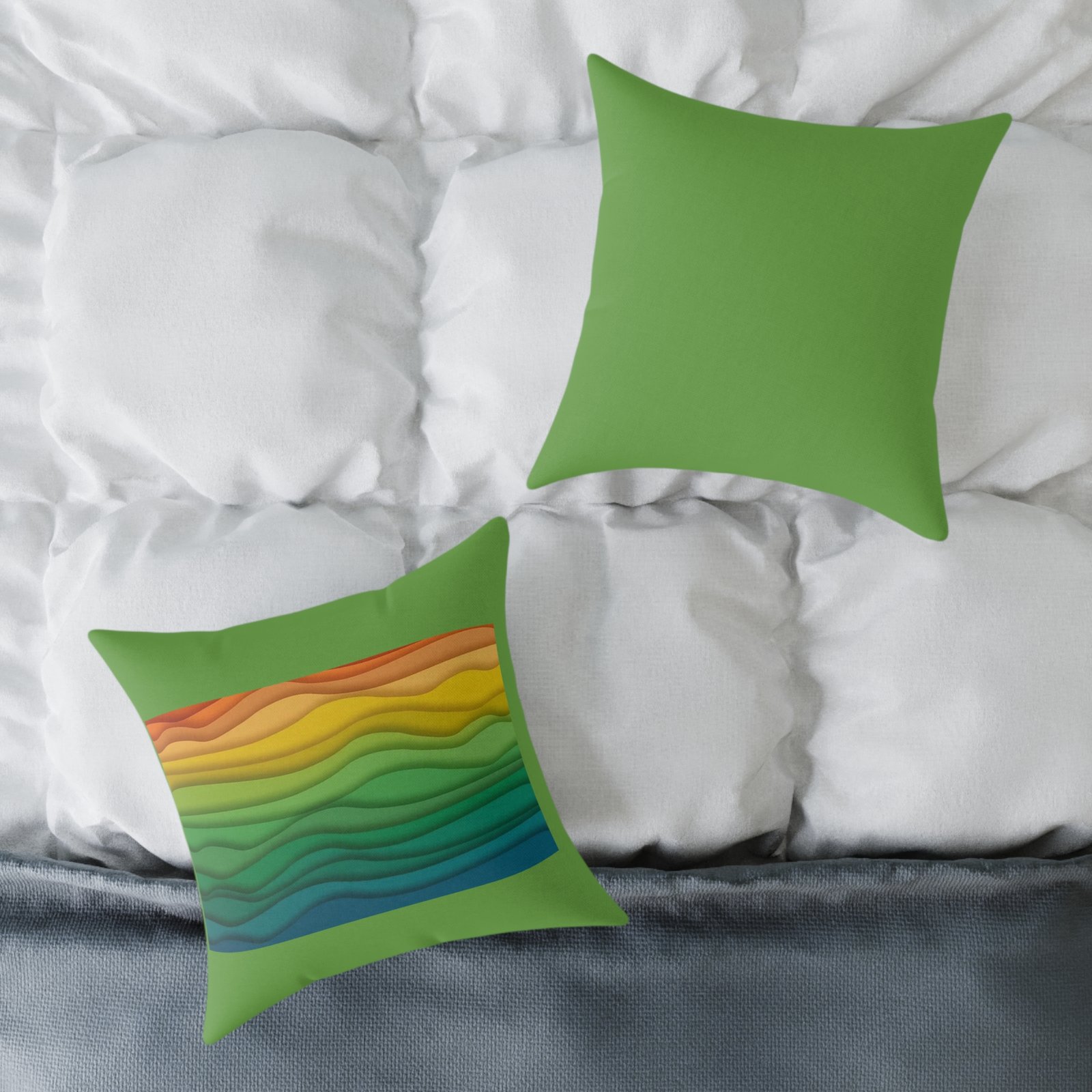 Colours Poly Canvas Pillow - Image 8