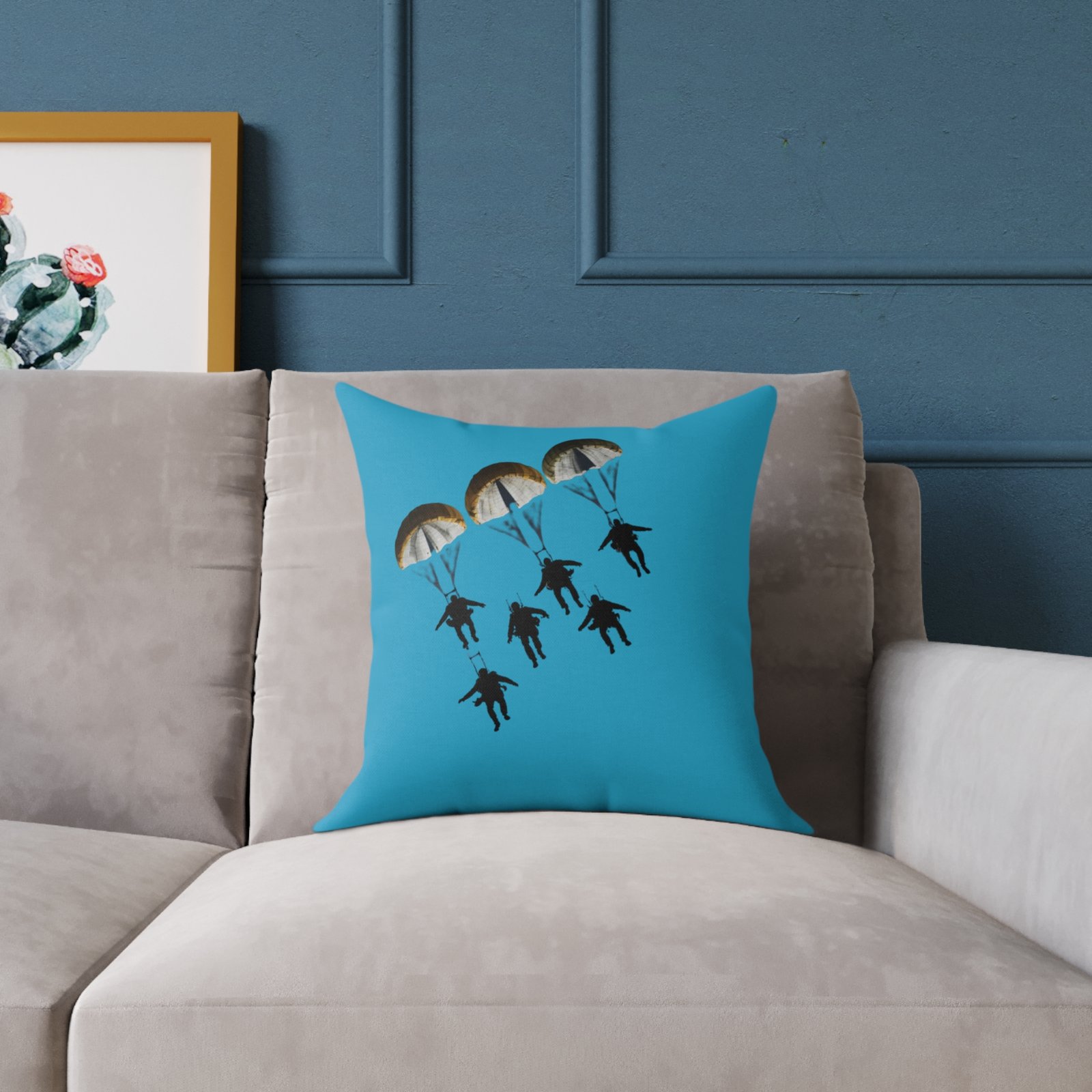 Parachute Square Poly Canvas Pillow - Image 3