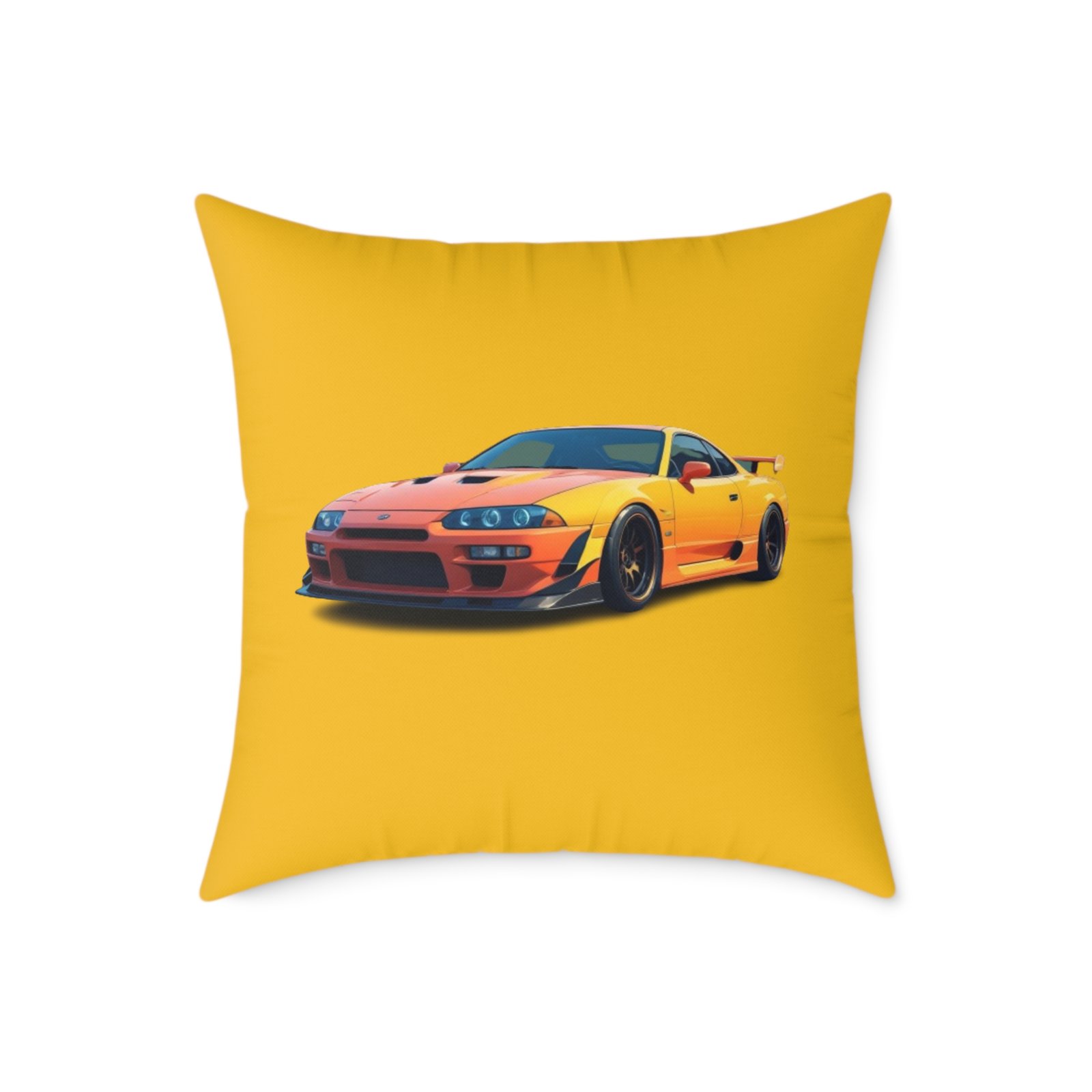 Fast Car Design Square Poly Canvas Pillow - Image 13