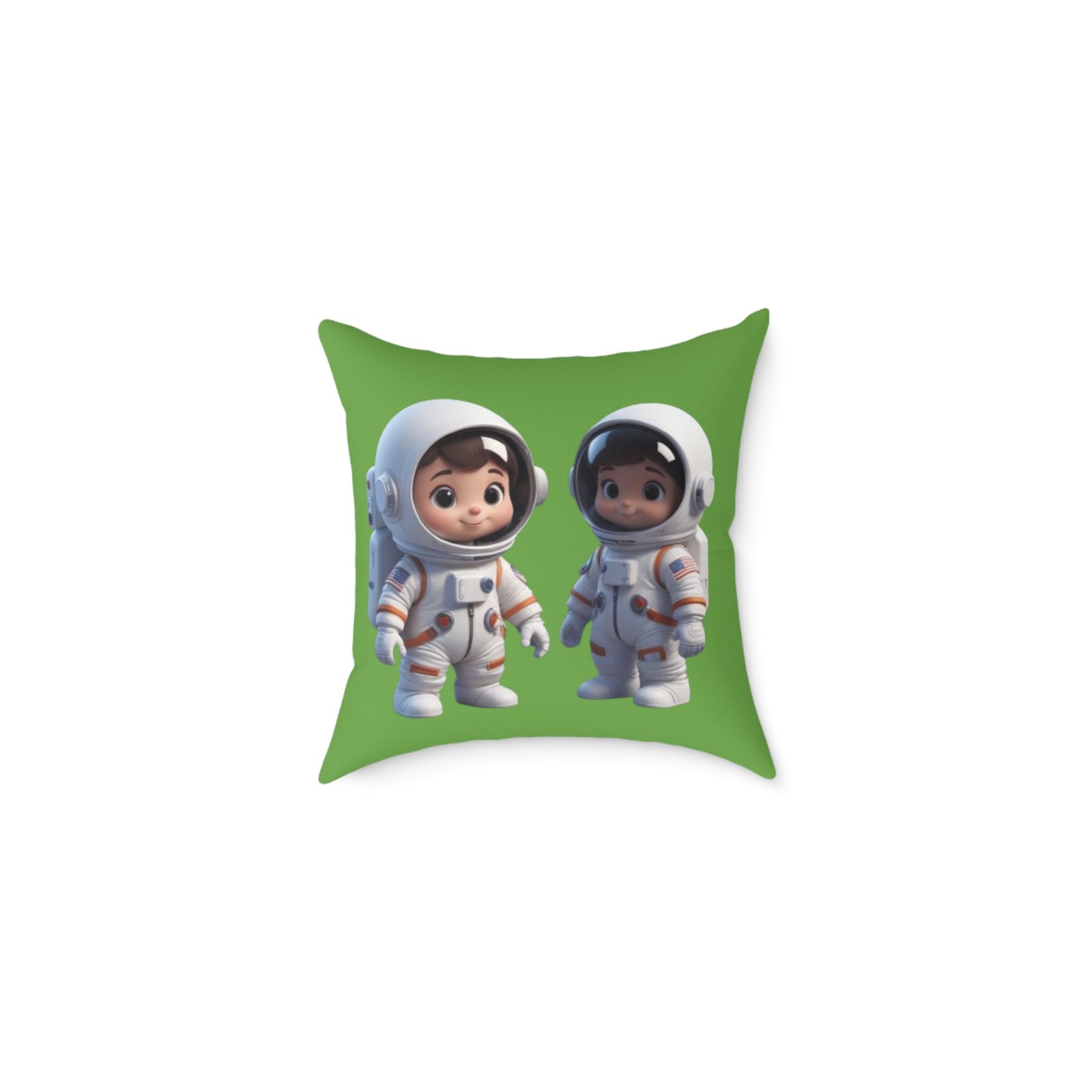 Copy of Astronauts Square Poly Canvas Pillow