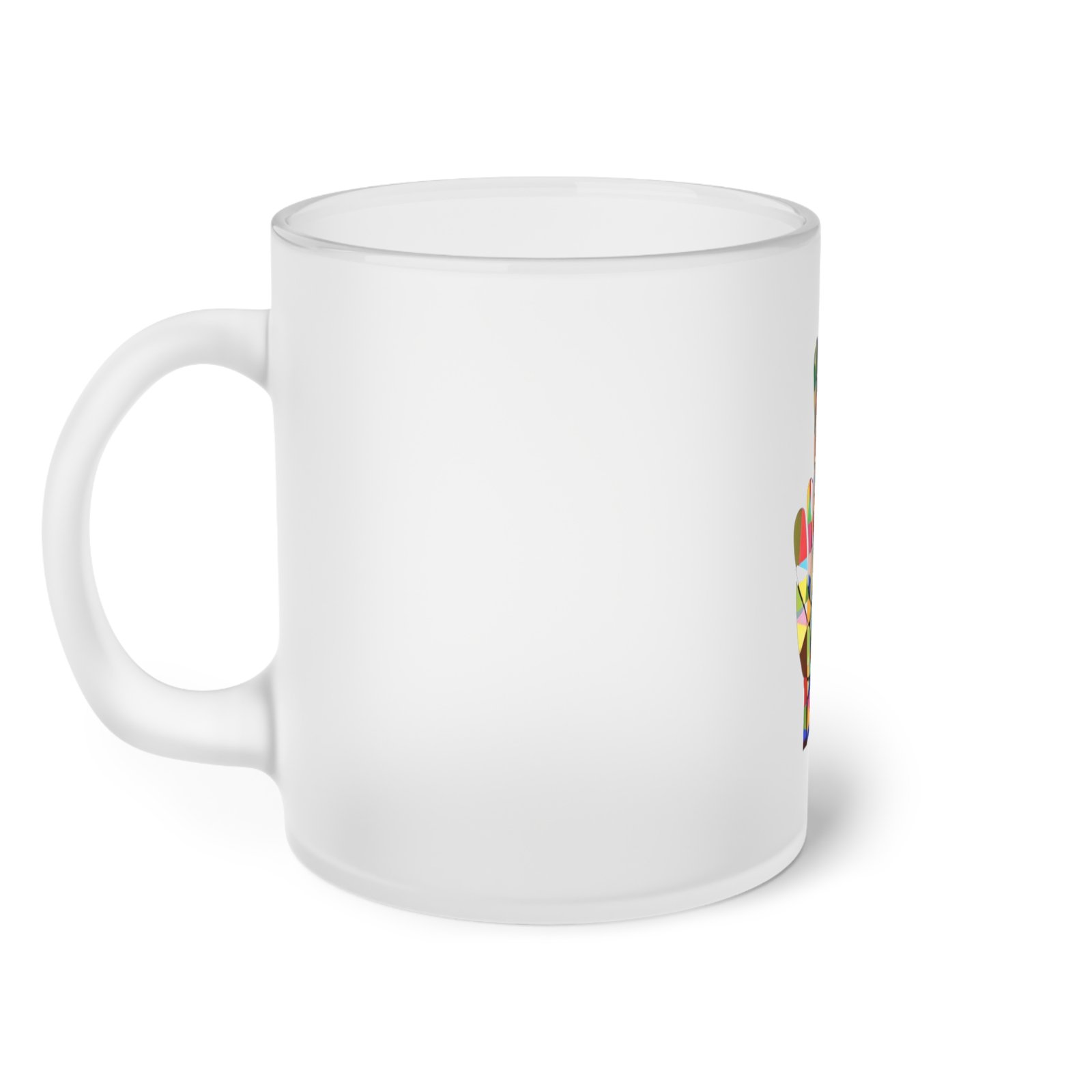 Peace Frosted Glass Mug - Image 3