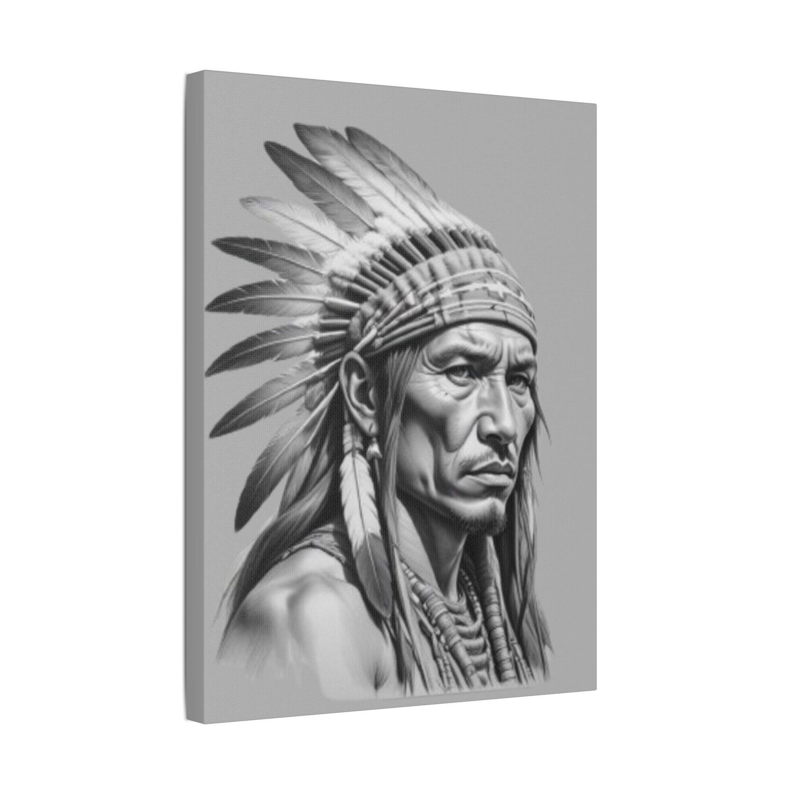 Apache Satin Canvas, Stretched - Image 10