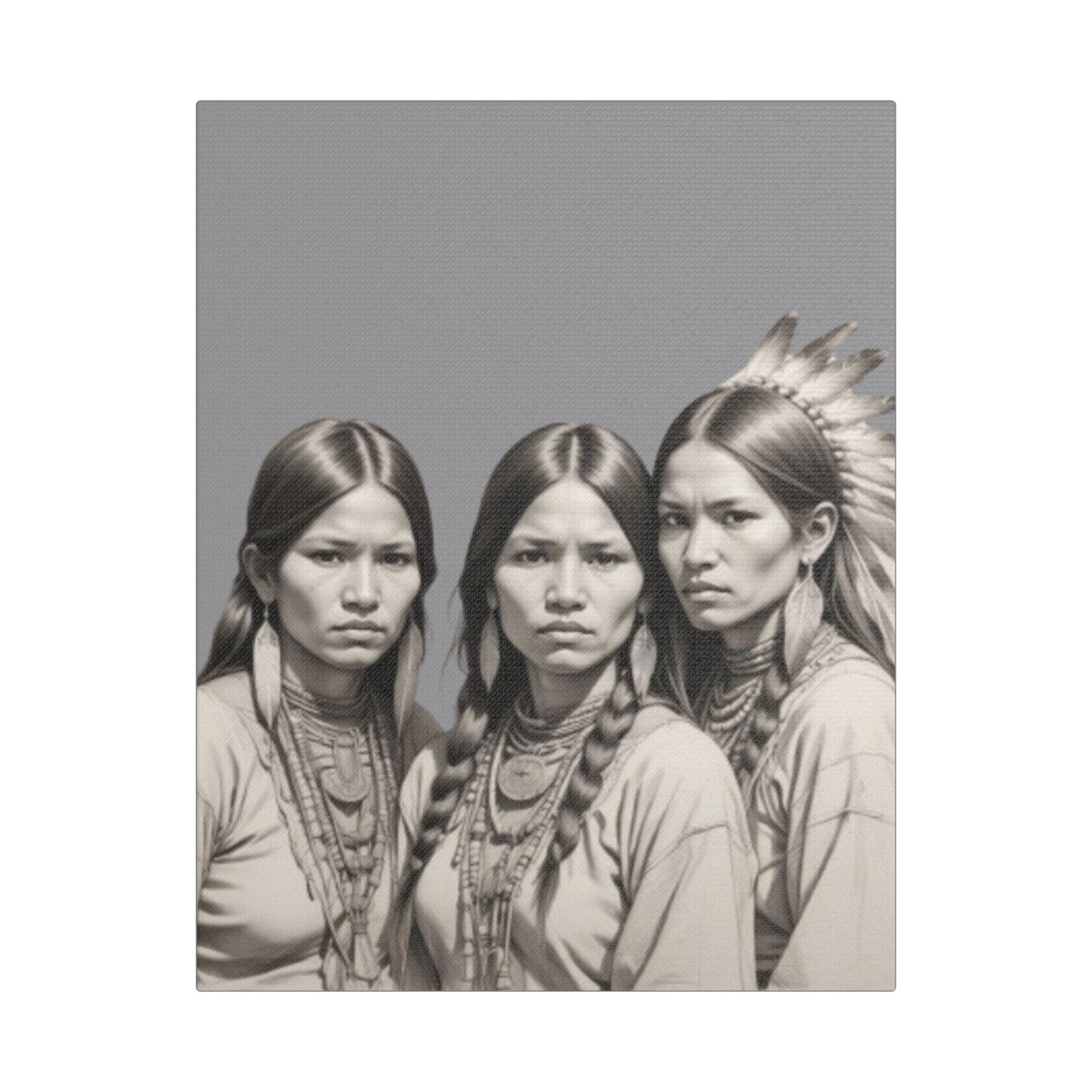 Apache Satin Canvas, Stretched