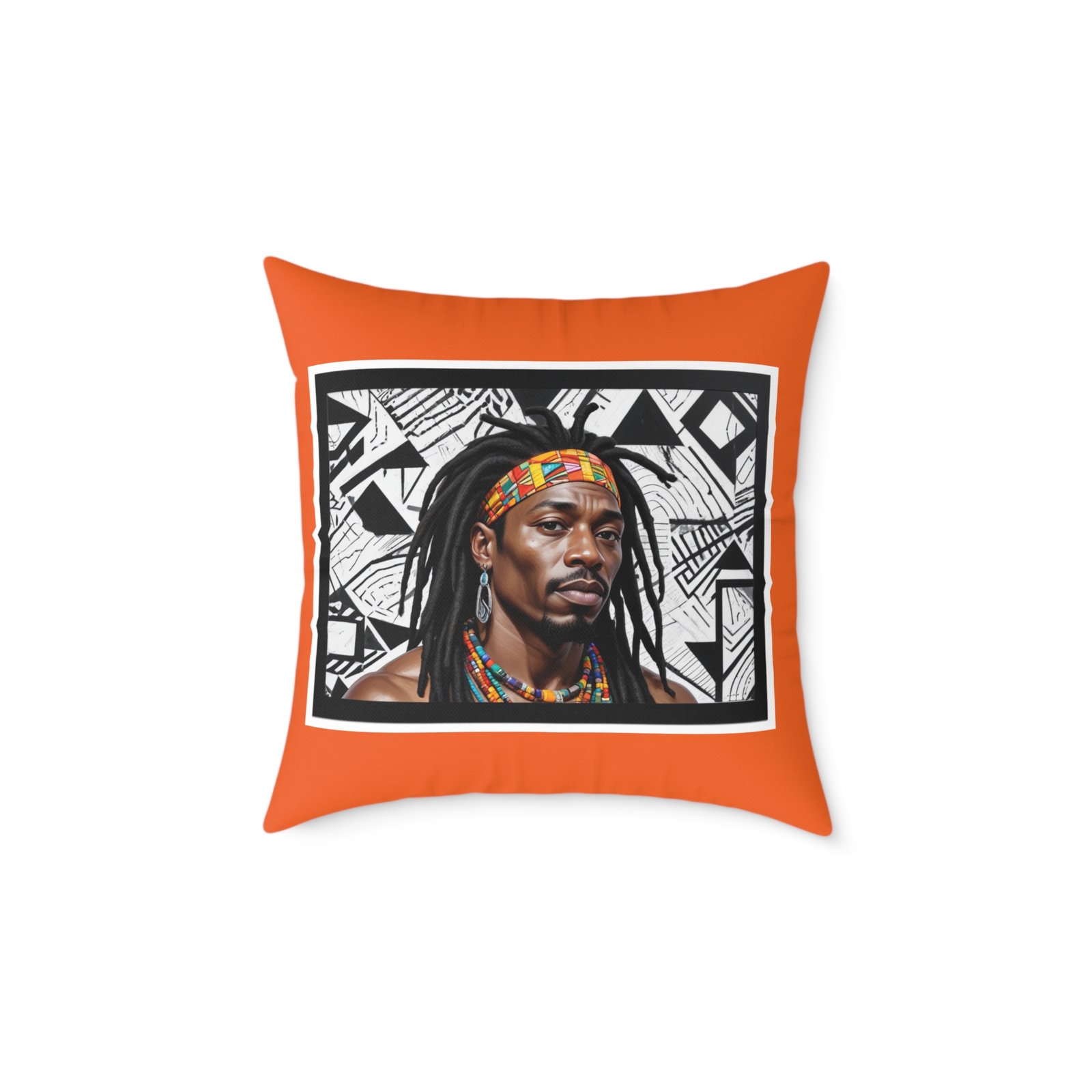 Rastafarian Square Poly Canvas Pillow - Image 9