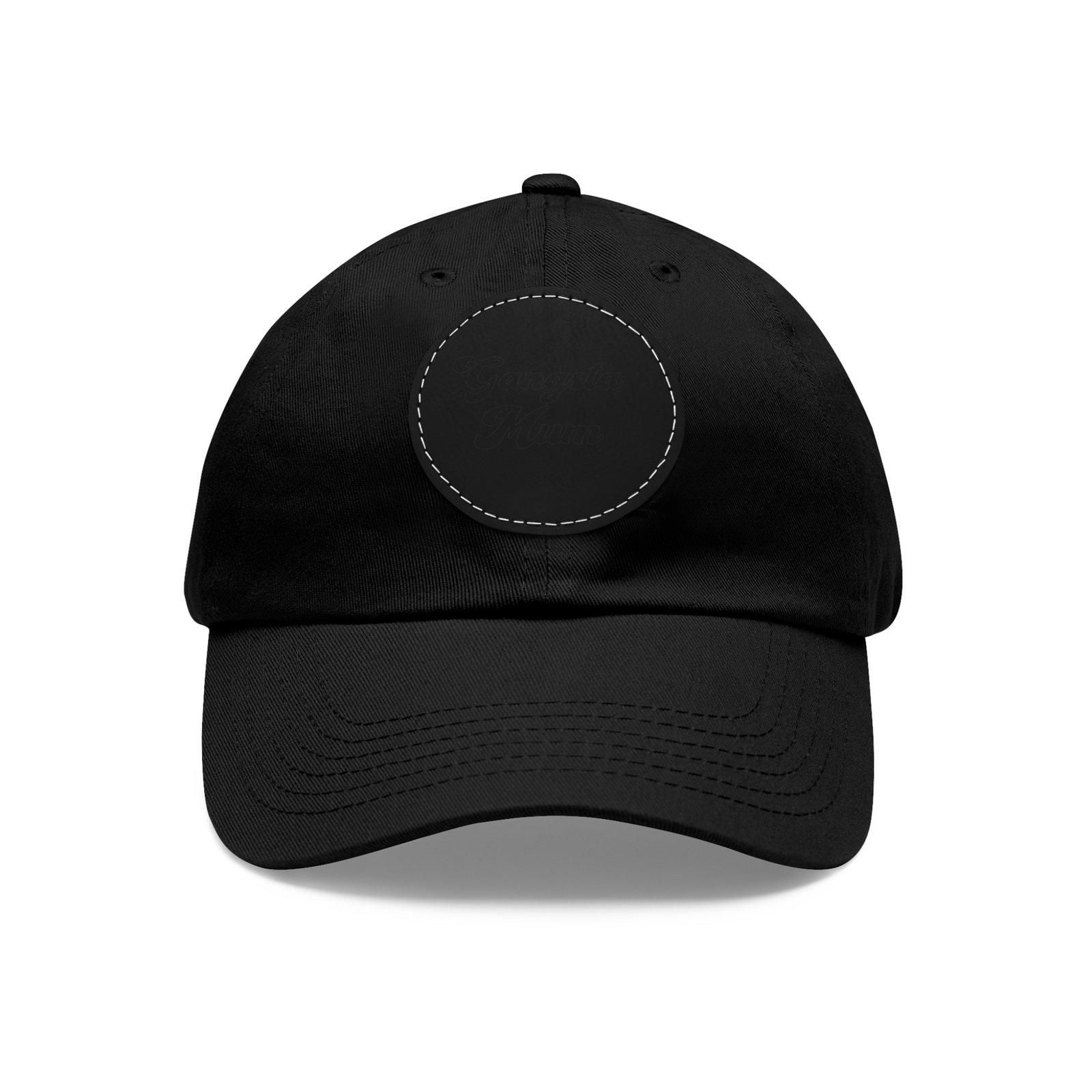 Gangster Momma Hat with Leather Patch (Round) - Image 17