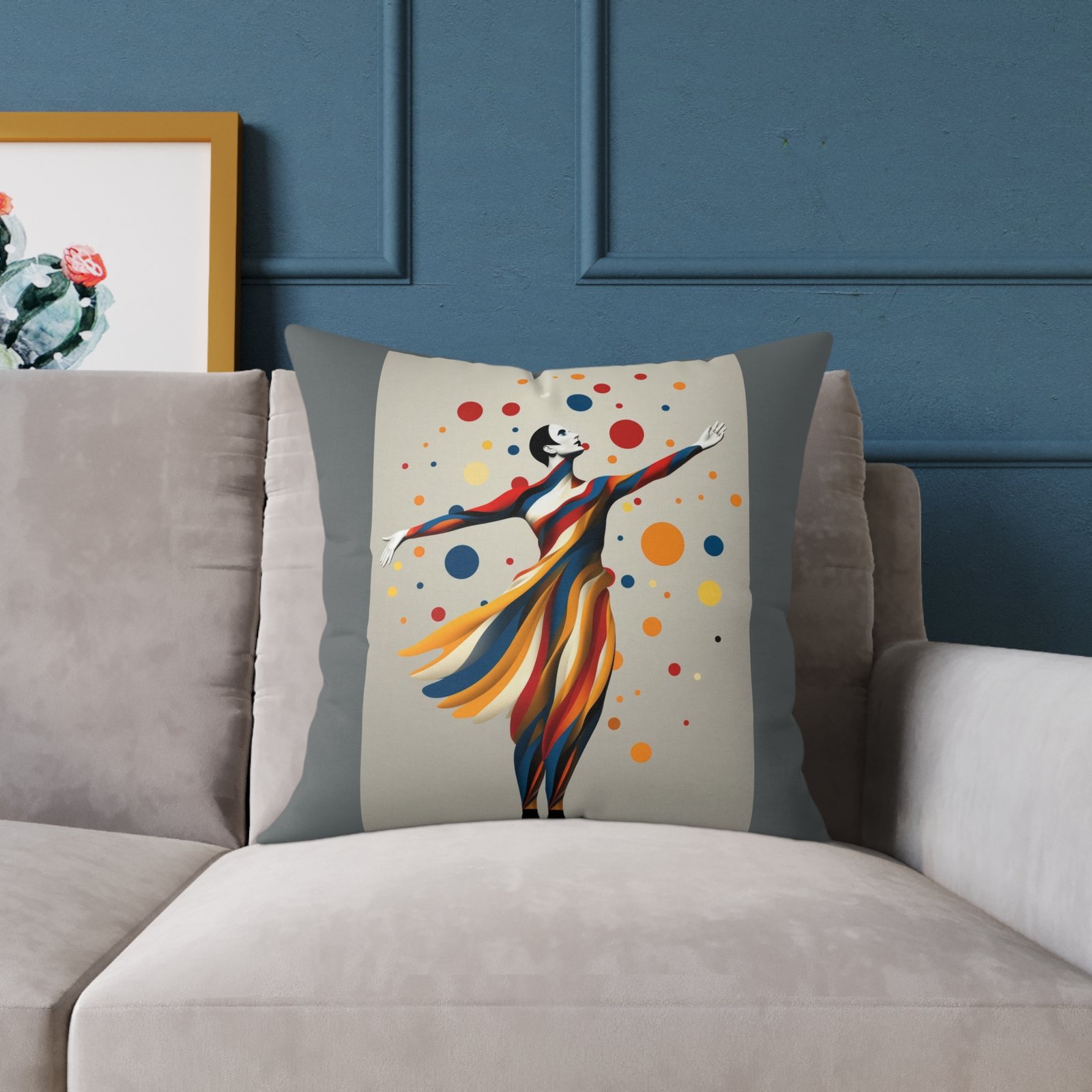 Dancing Queen Cushion Square Poly Canvas Pillow - Image 11