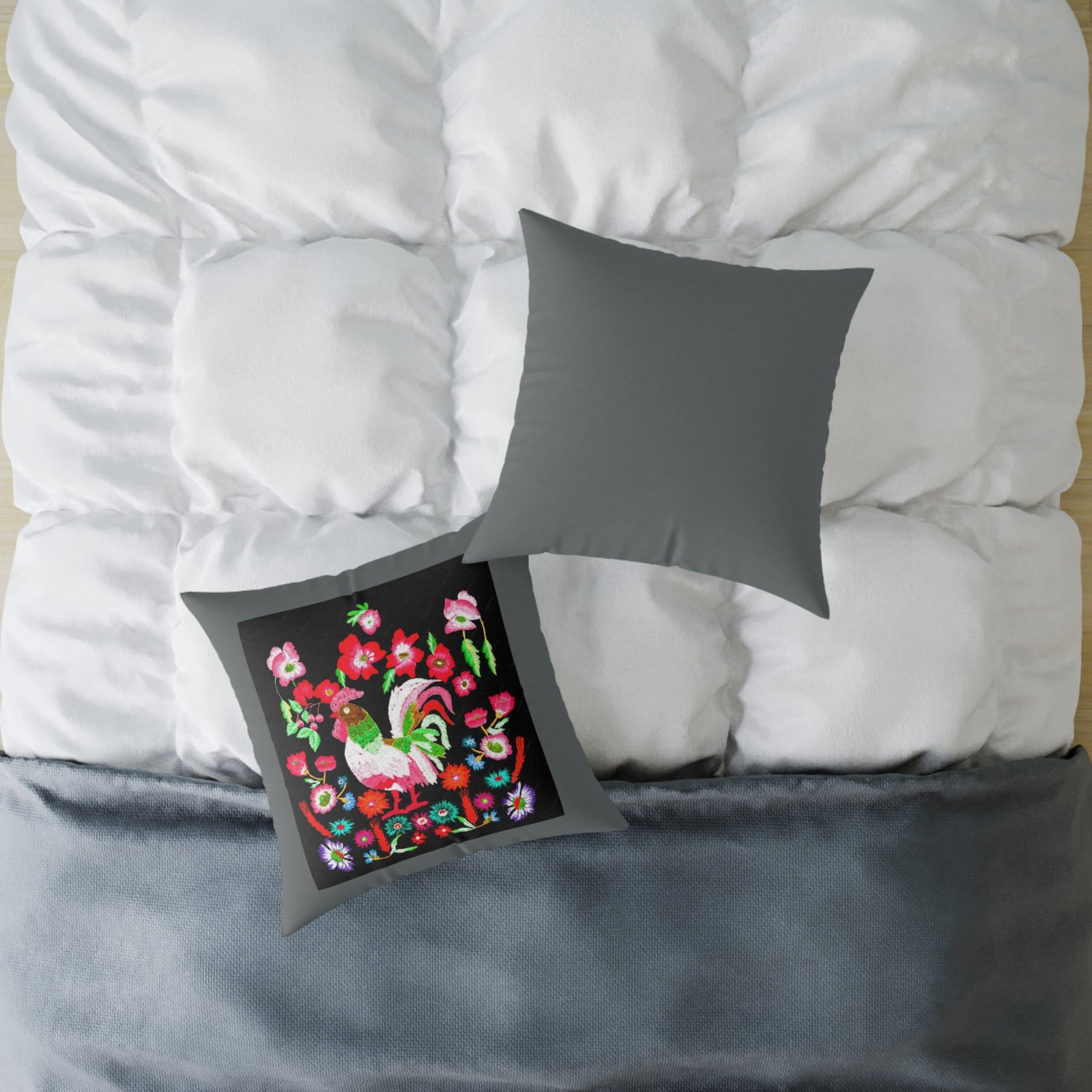 Mexico Square Poly Canvas Pillow - Image 12