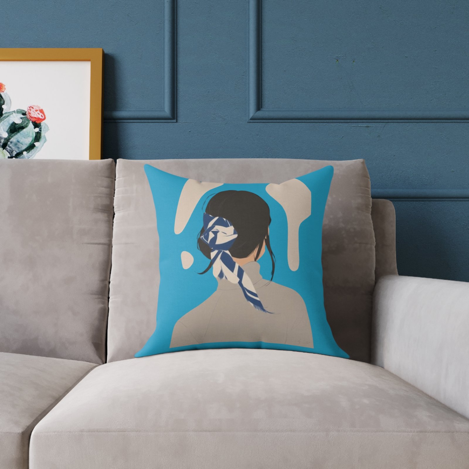 Copy of Angeline Poly Canvas Pillow - Image 3