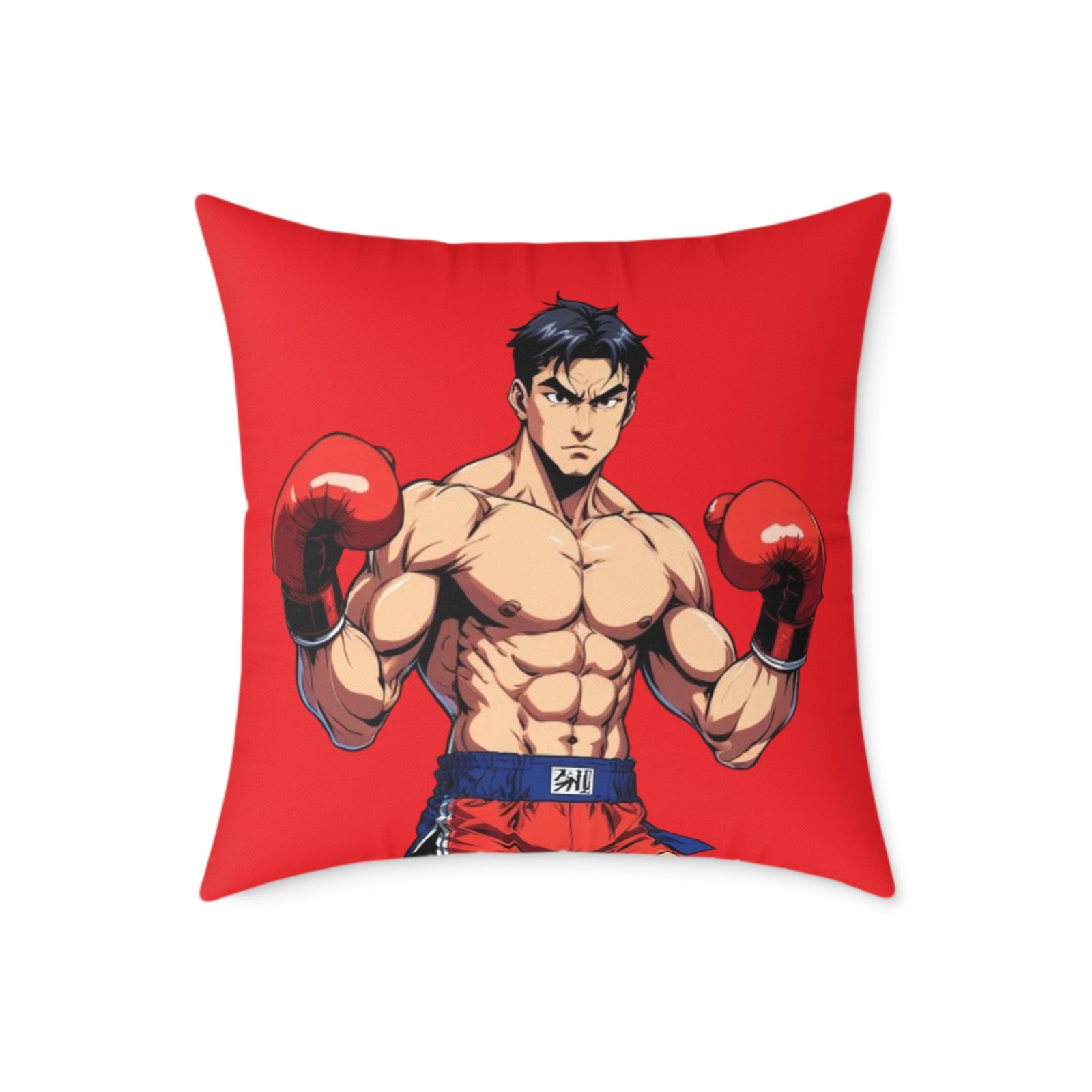 Boxing Square Poly Canvas Pillow - Image 13