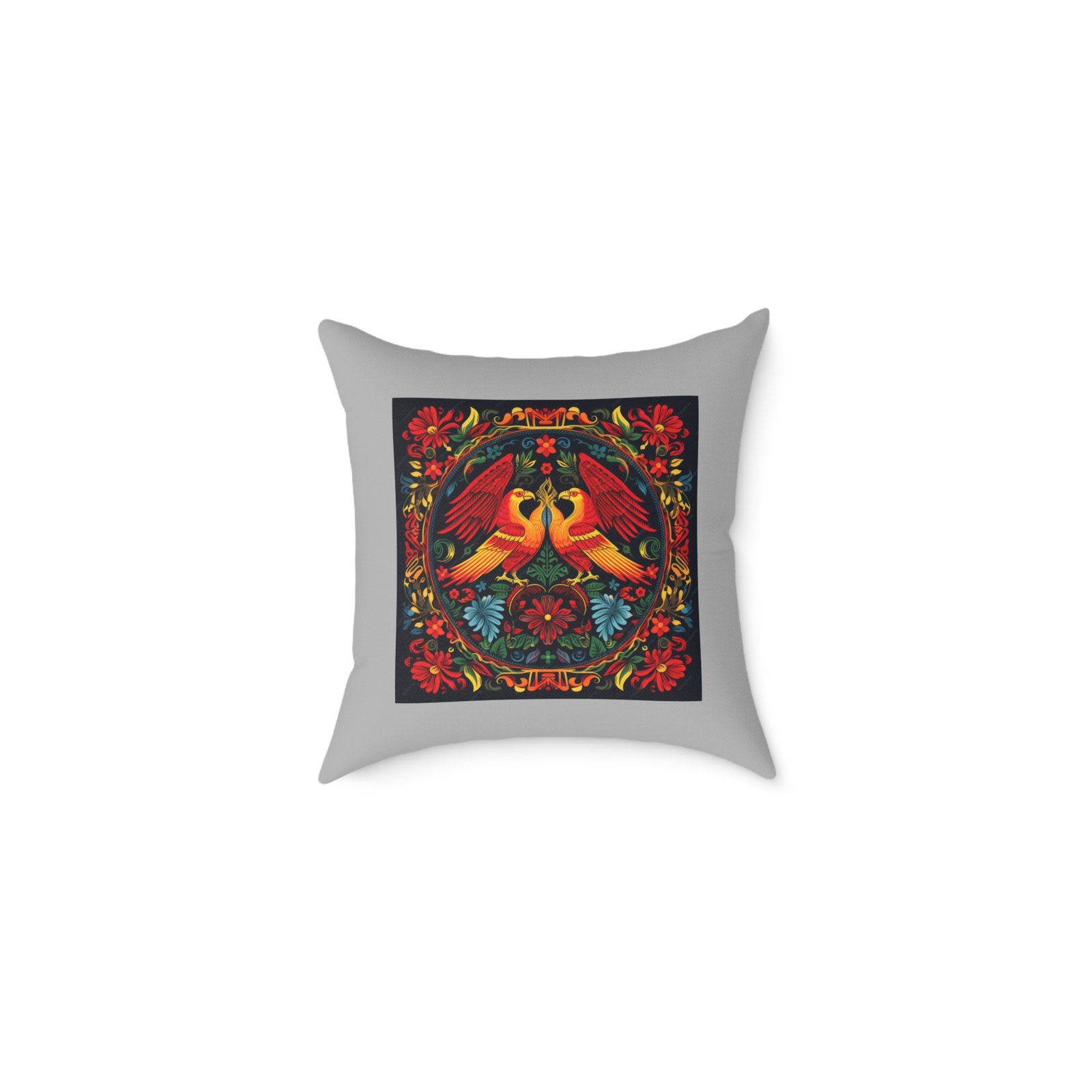 Mexico Square Poly Canvas Pillow