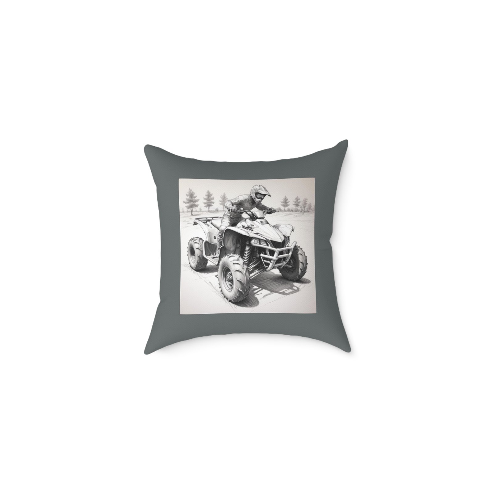 Quad Square Poly Canvas Pillow