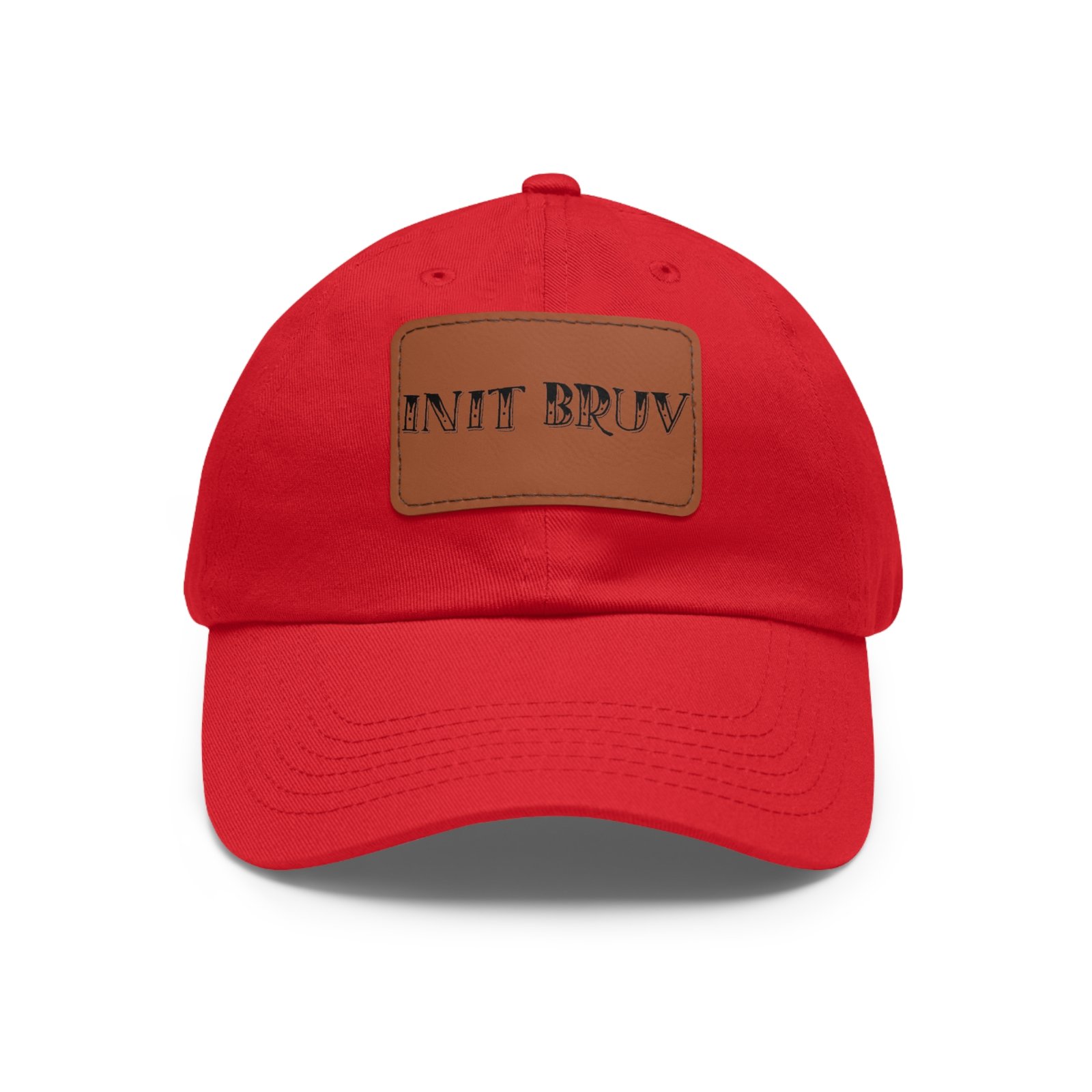 In it Bruv Dad Hat with Leather Patch (Rectangle) - Image 41