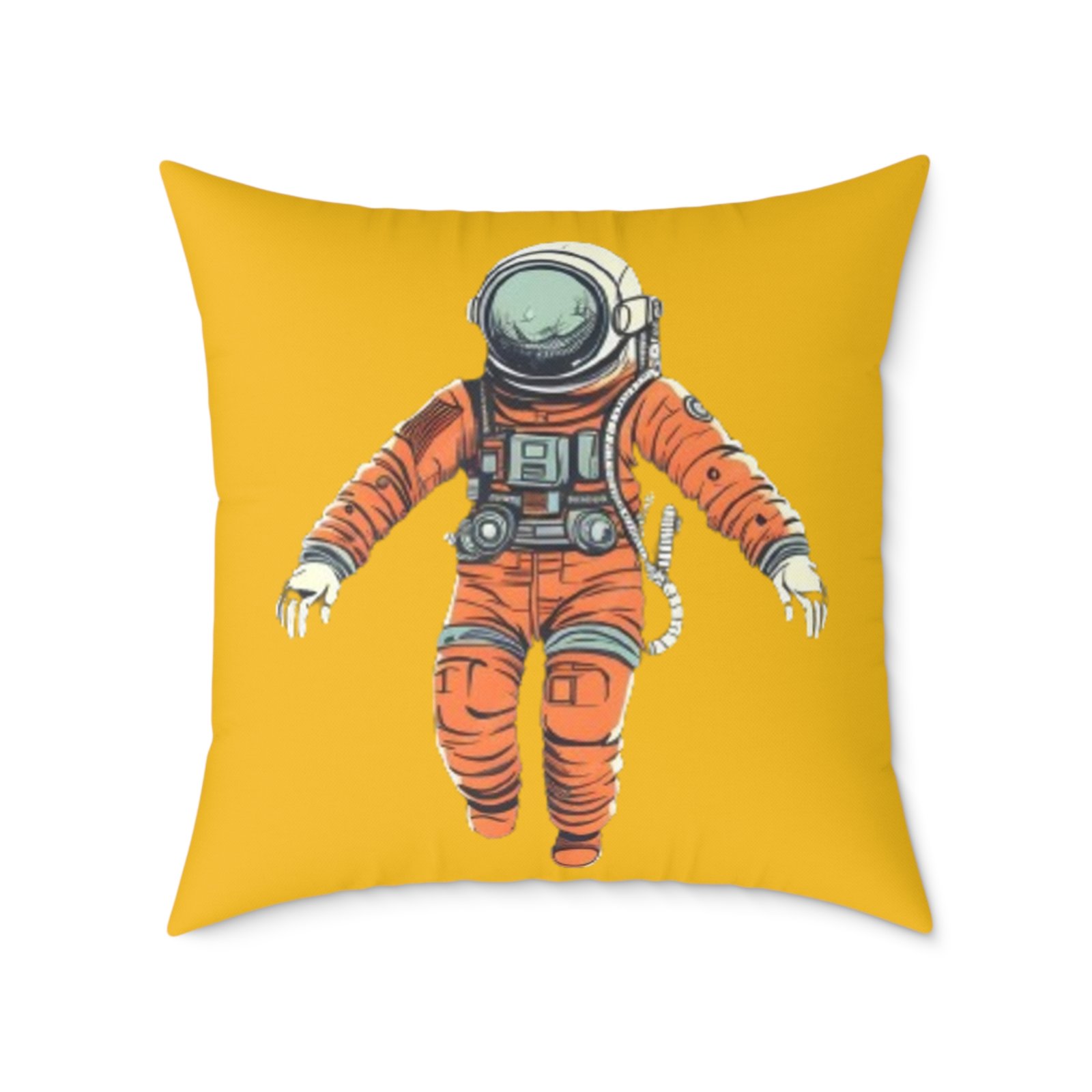 Astronaut Square Poly Canvas Pillow - Image 17