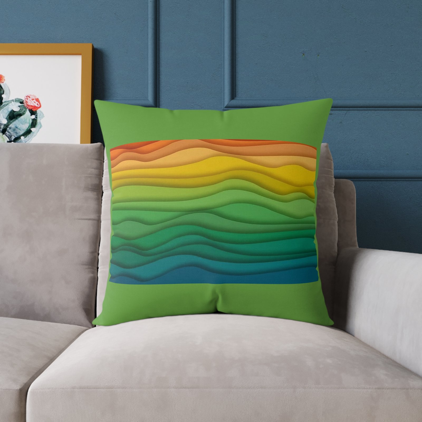 Colours Poly Canvas Pillow - Image 15