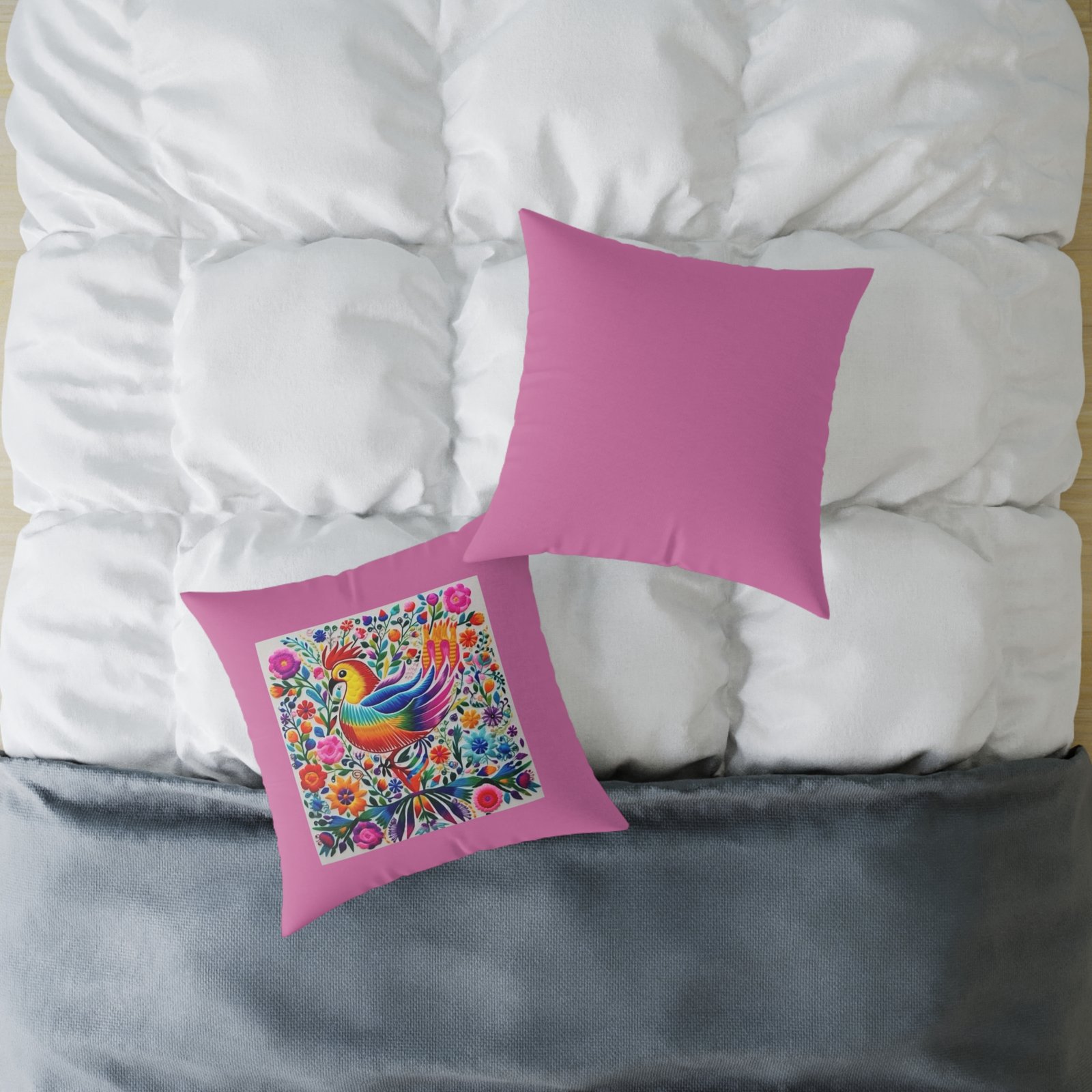 Mexico Square Poly Canvas Pillow - Image 12