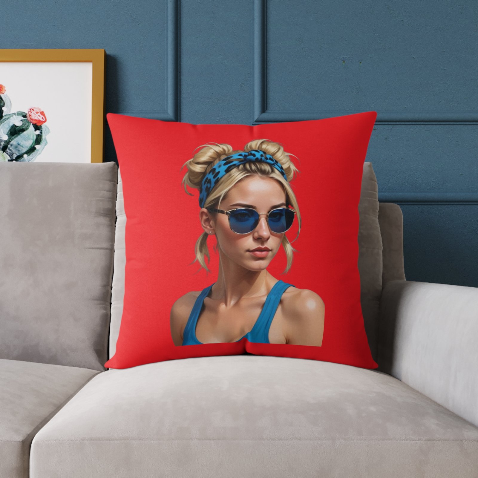 Bella Poly Canvas Pillow - Image 15