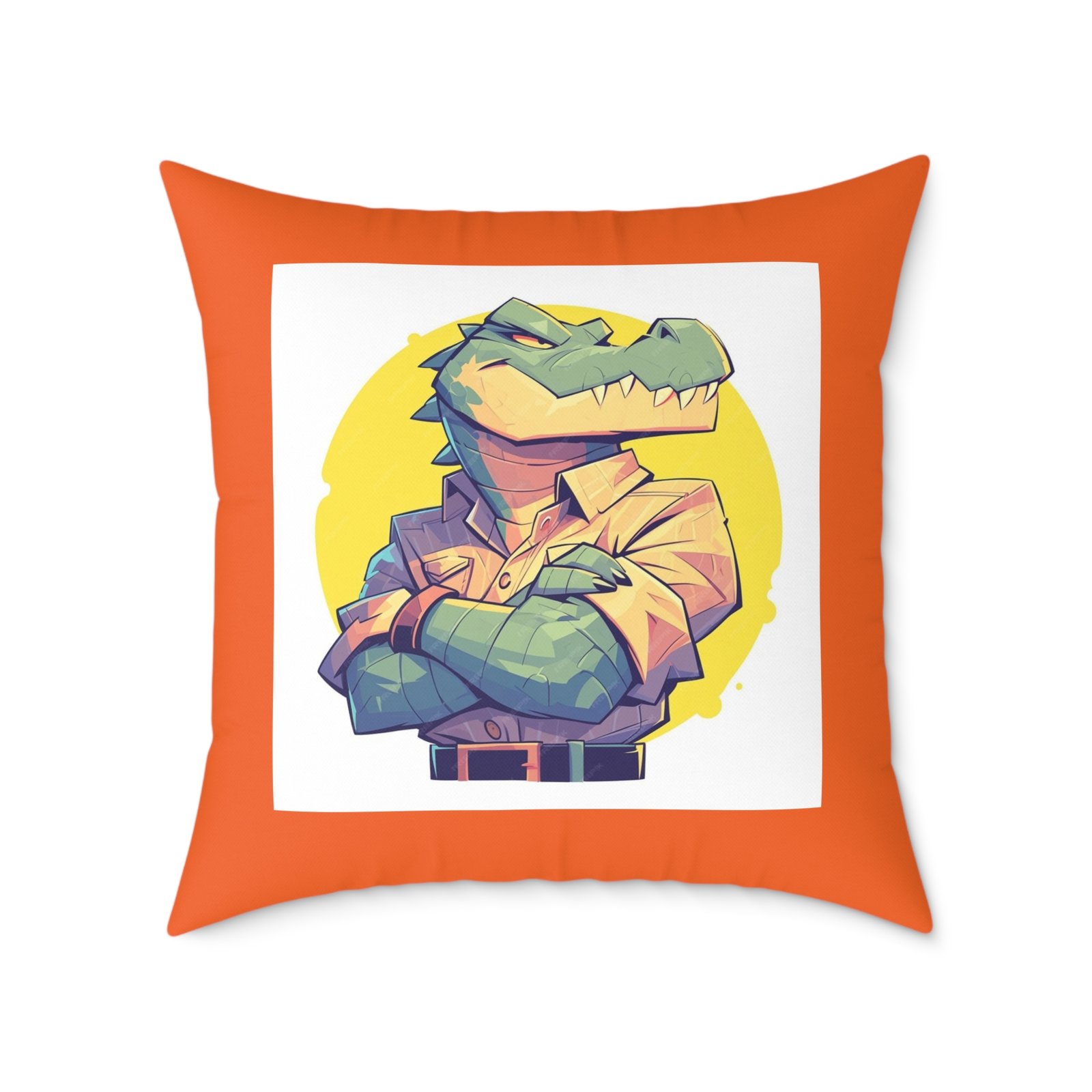 Dinassaur Square Poly Canvas Pillow - Image 17