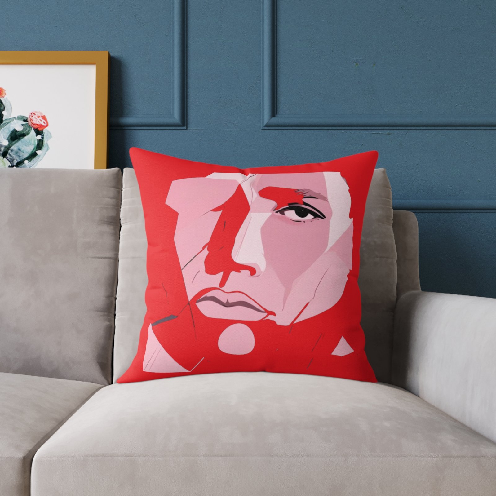 Abstract Square Poly Canvas Pillow - Image 11