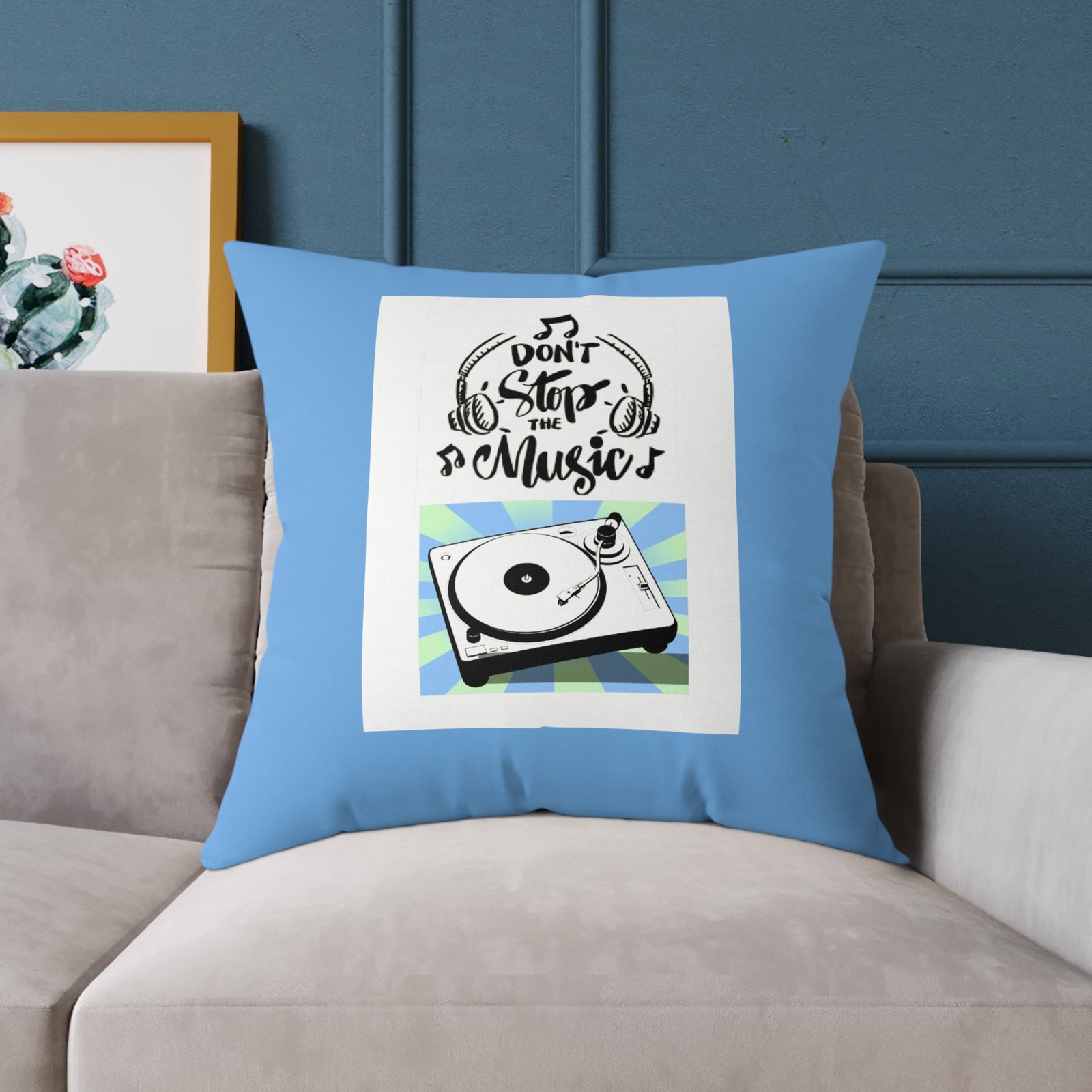 Music Poly Canvas Pillow - Image 19