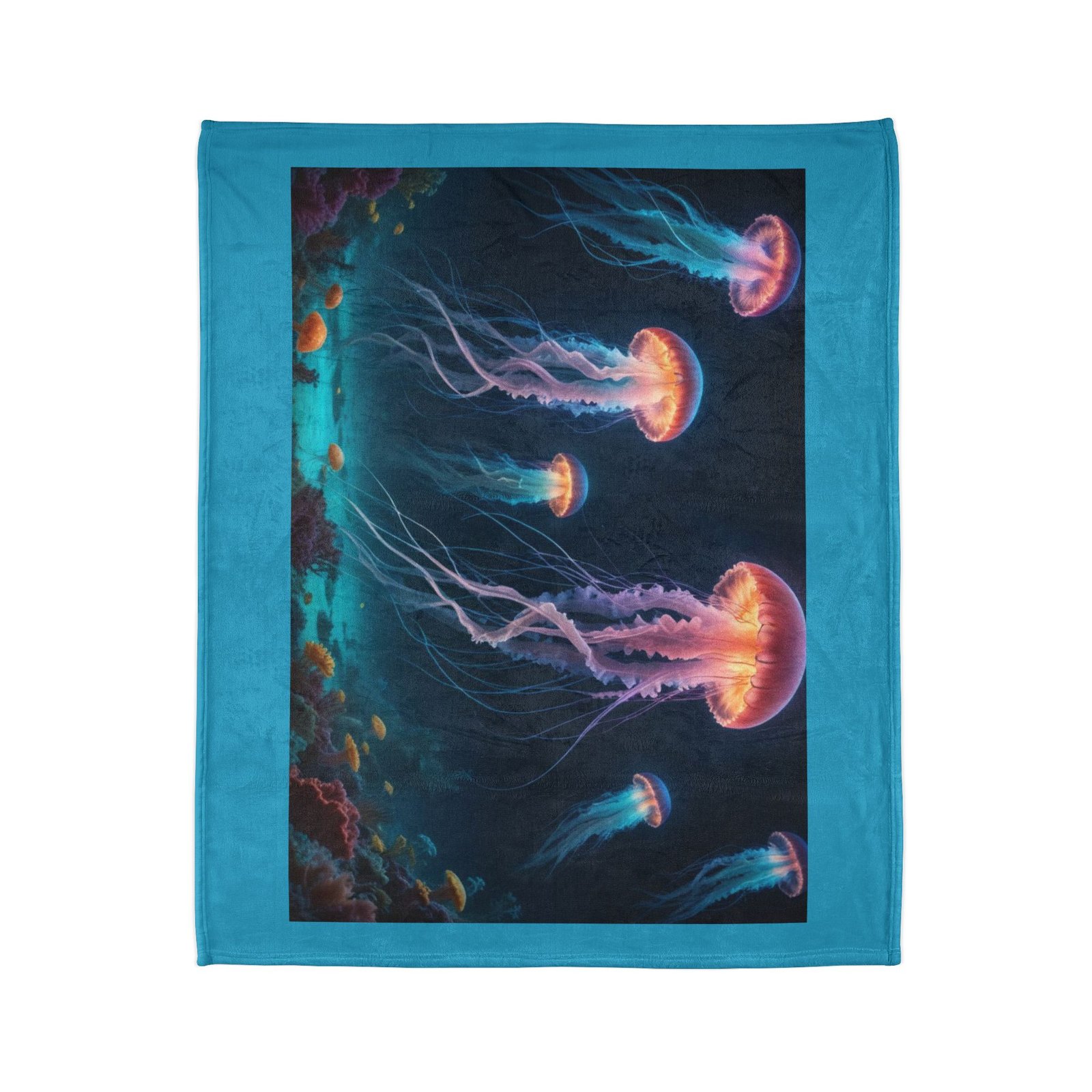 Jelly Fish Soft Polyester Blanket - Image 6
