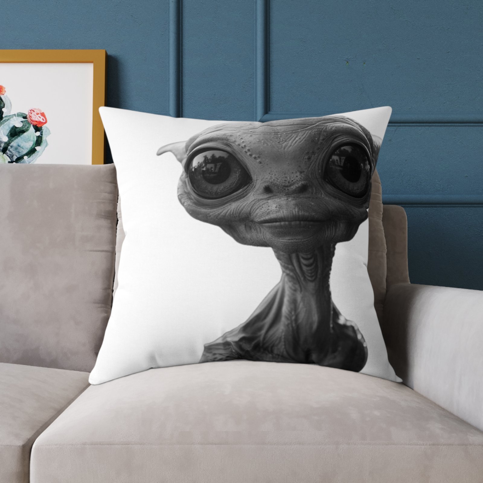 Alien Square Poly Canvas Pillow - Image 19