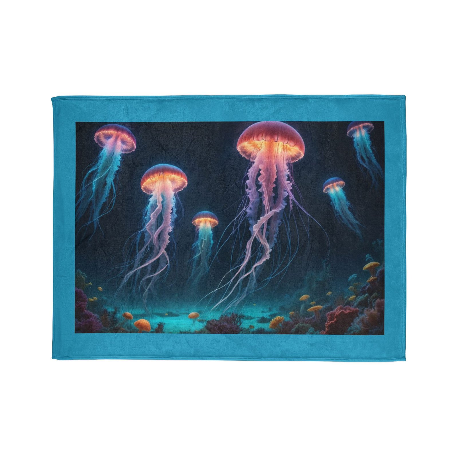 Jelly Fish Soft Polyester Blanket - Image 9