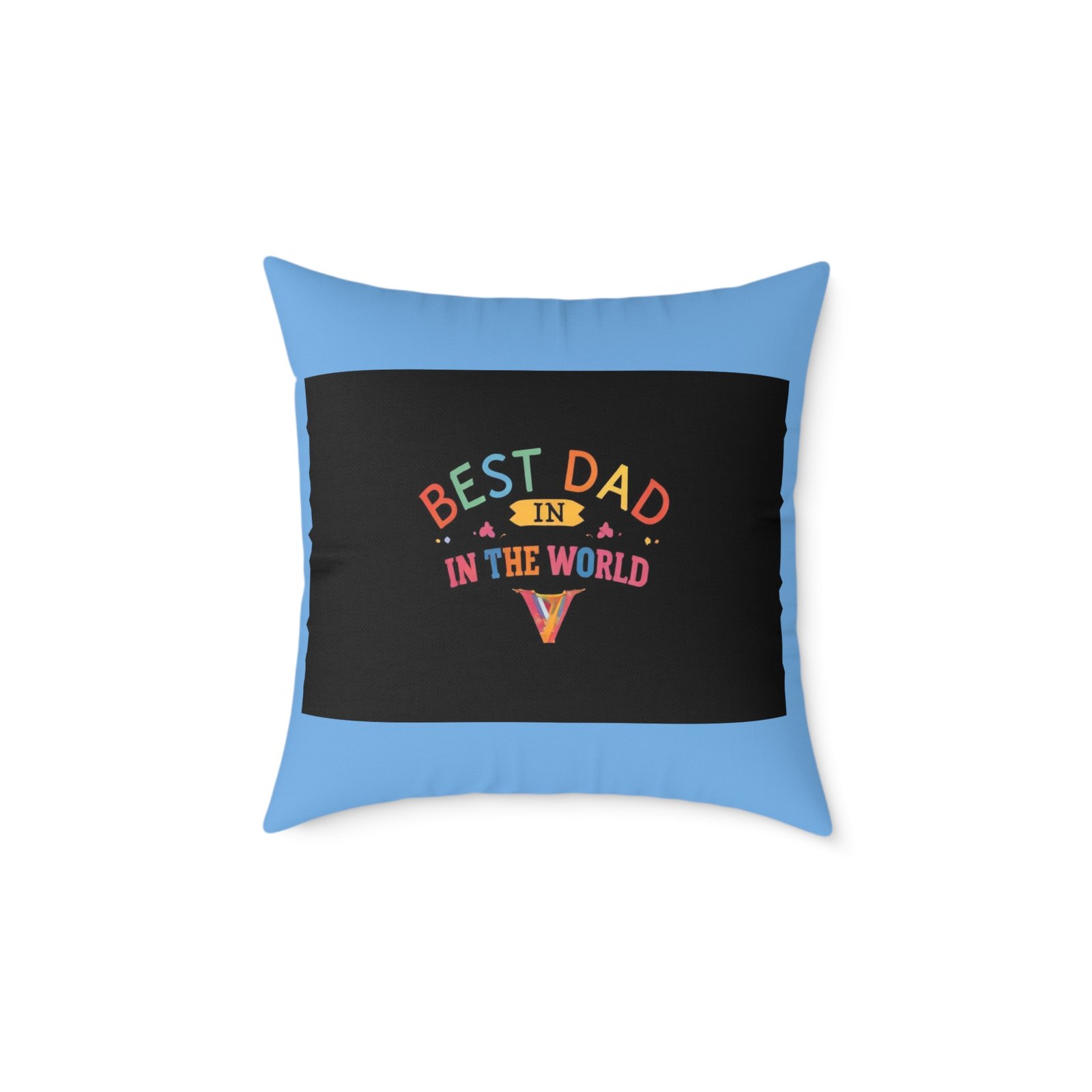 Best Dad Square Poly Canvas Pillow - Image 9