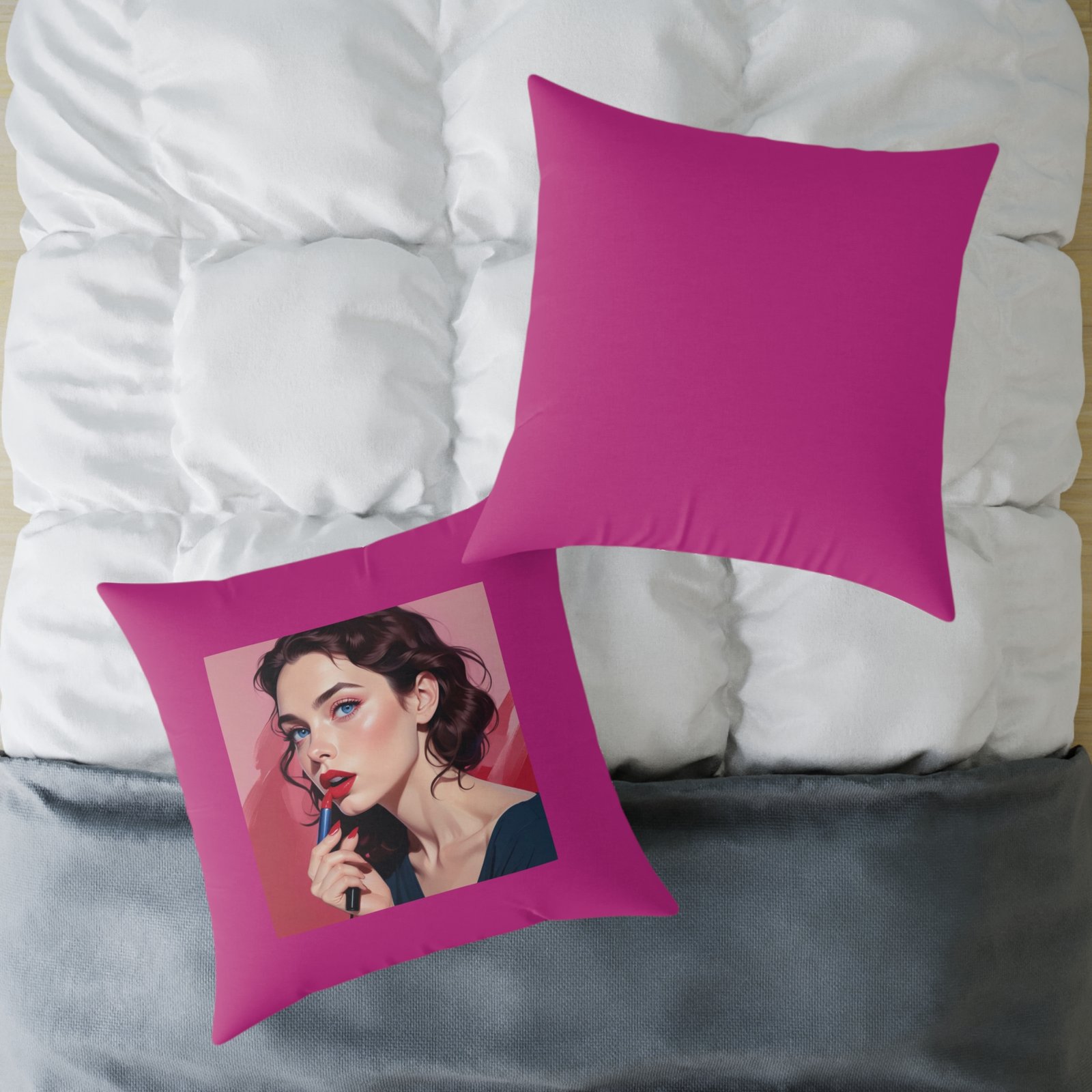 Nope Square Poly Canvas Pillow - Image 20
