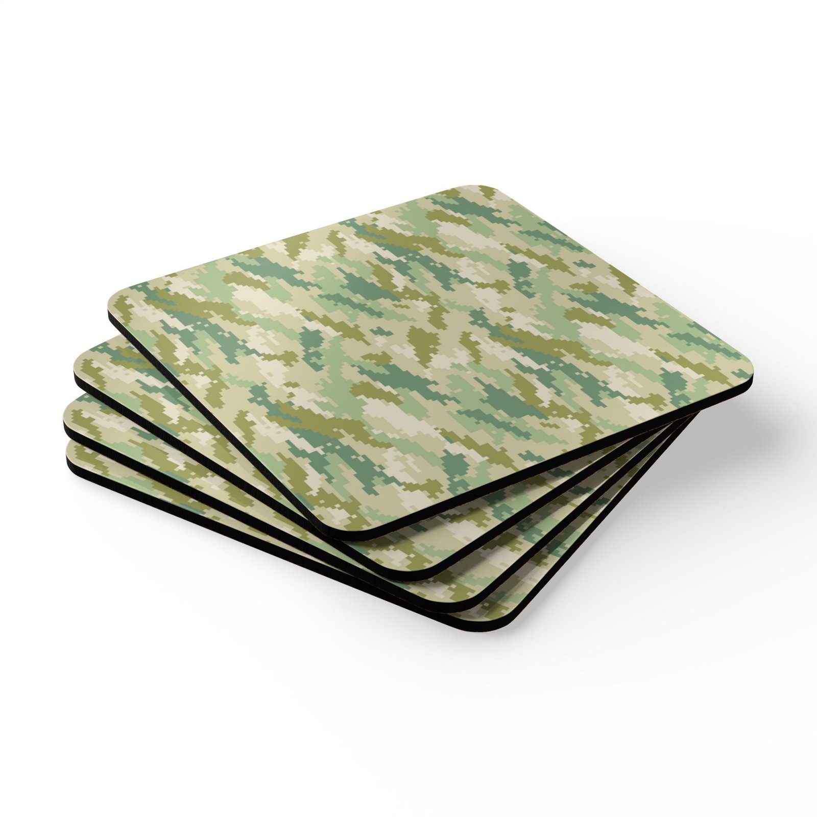 Army Corkwood Coaster Set - Image 3