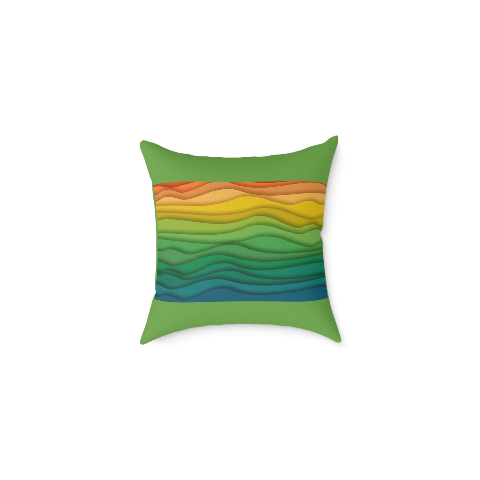 Colours Poly Canvas Pillow