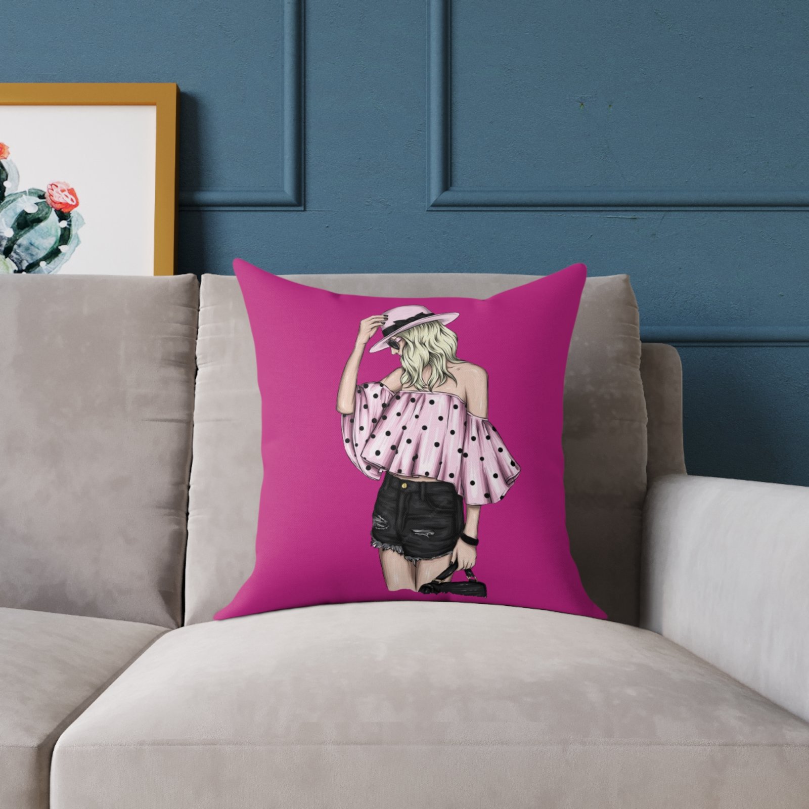 Bell Poly Canvas Pillow - Image 7