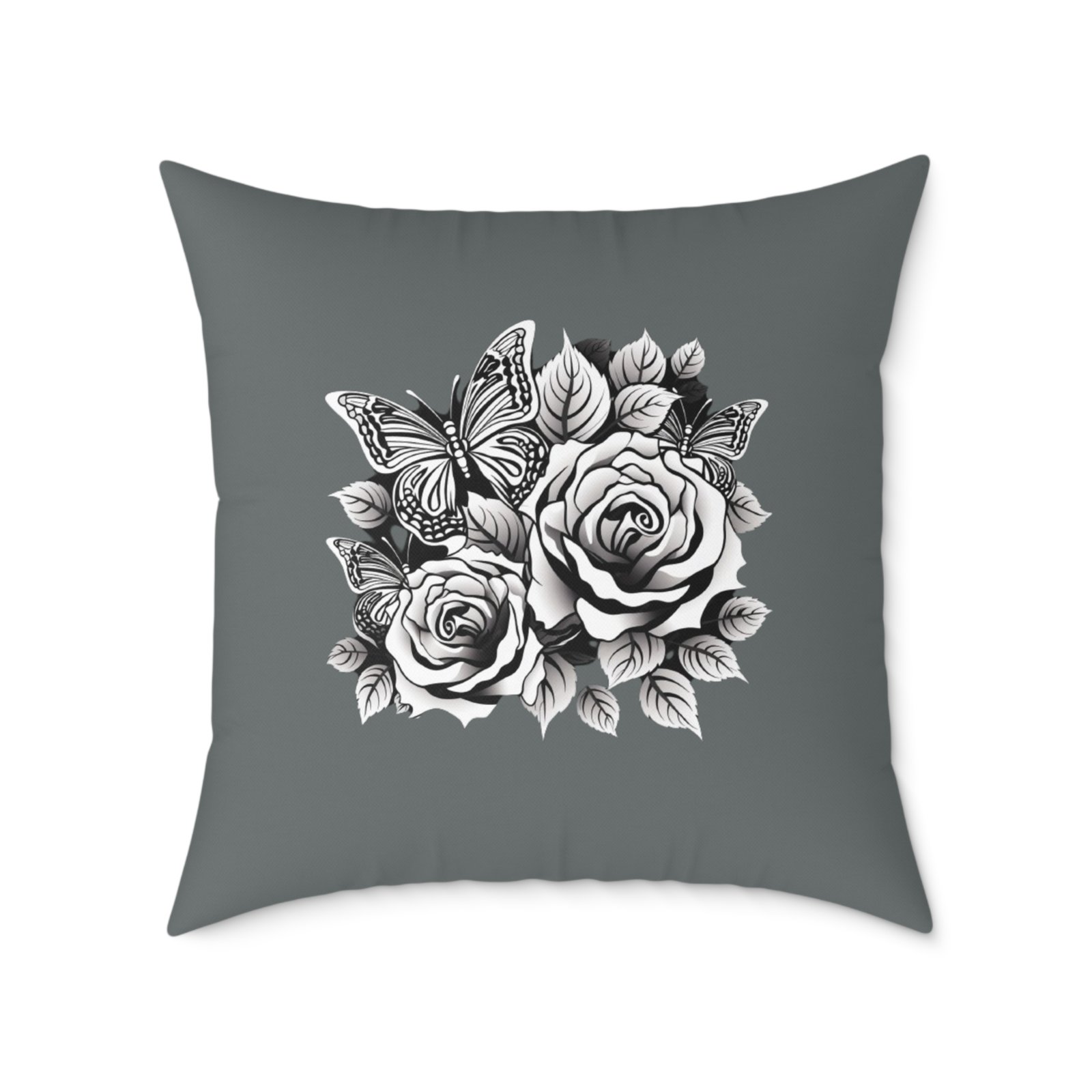 Butterfly Square Poly Canvas Pillow - Image 17