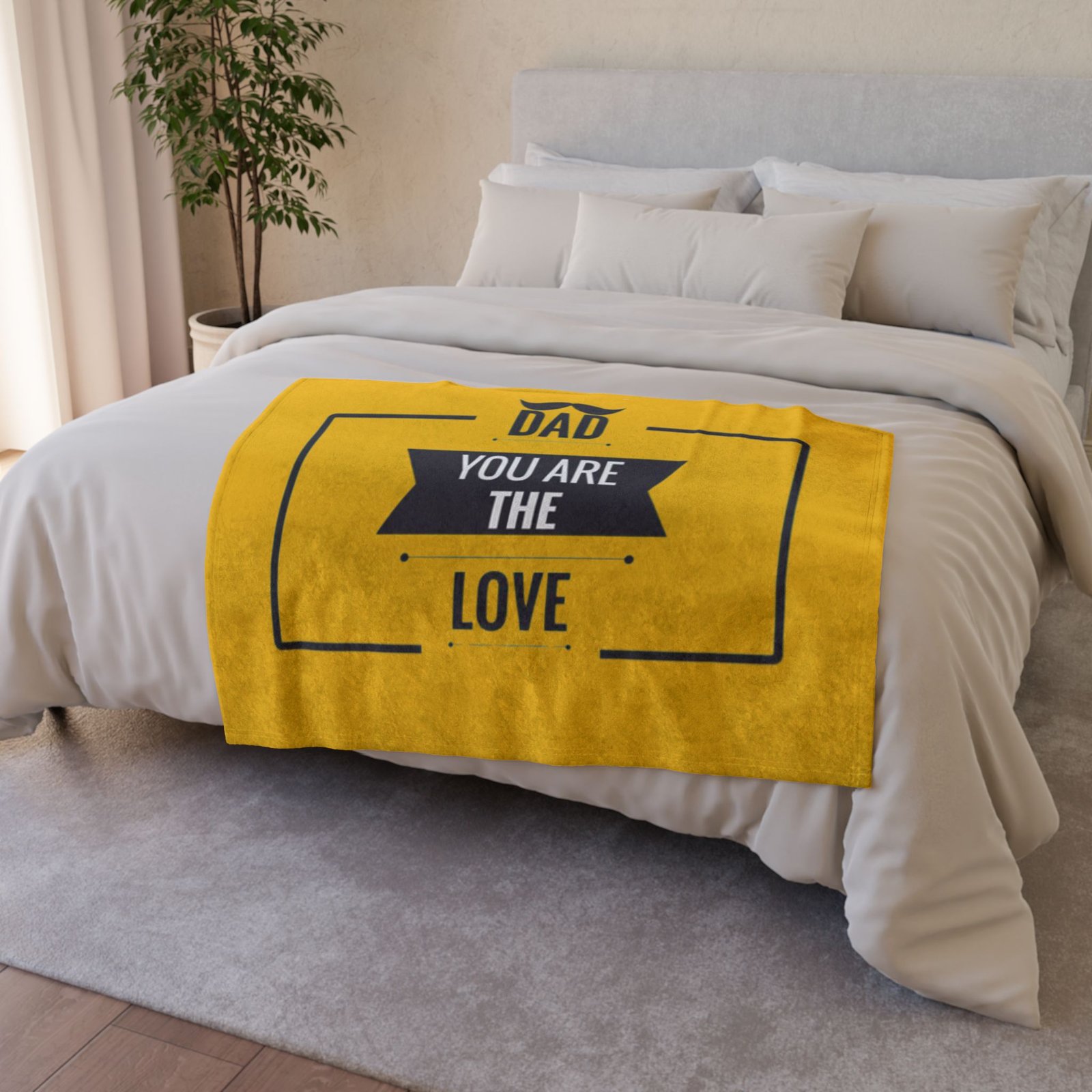 Best Dad Soft Polyester Blanket - Image 4