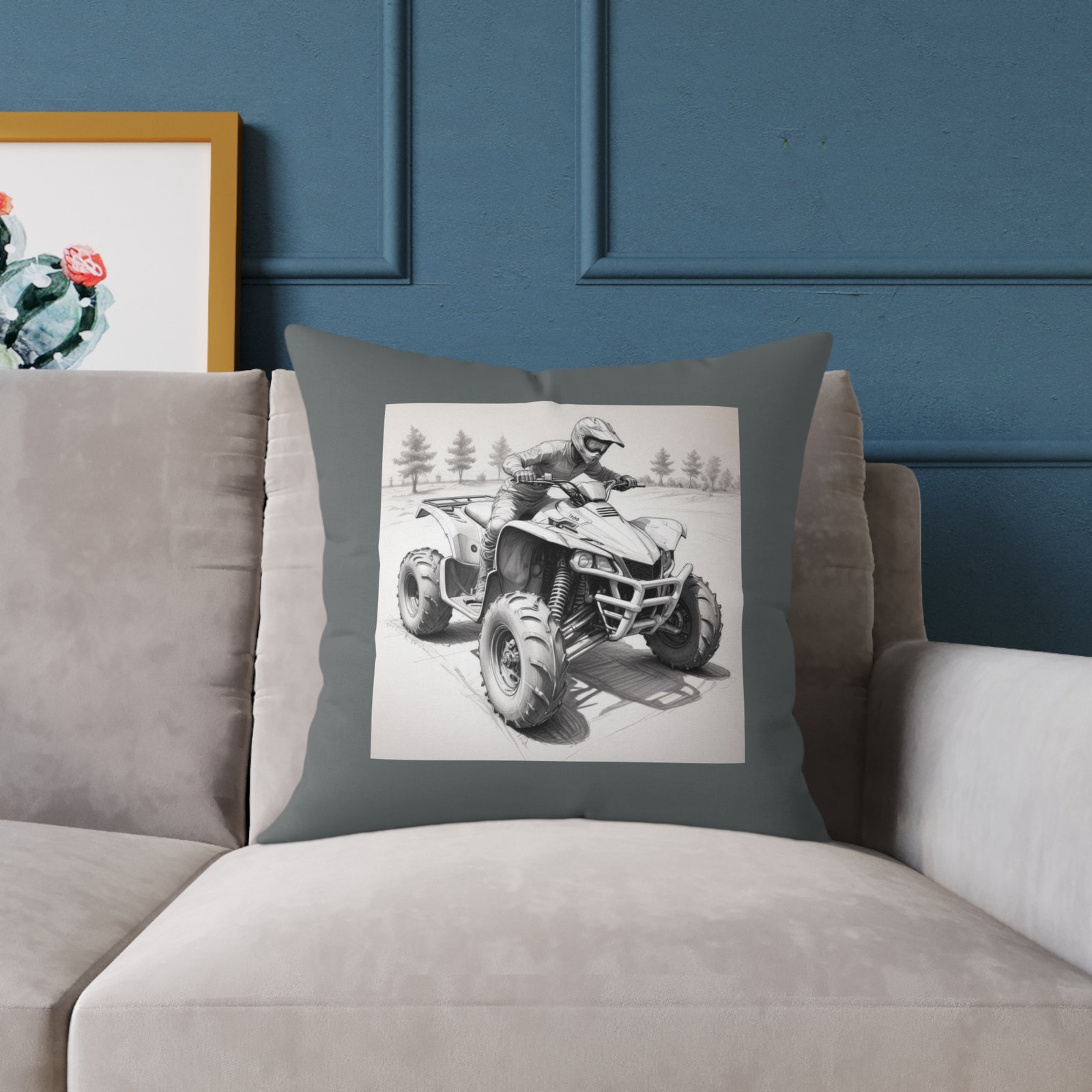 Quad Square Poly Canvas Pillow - Image 11