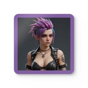 Punk Corkwood Coaster Set