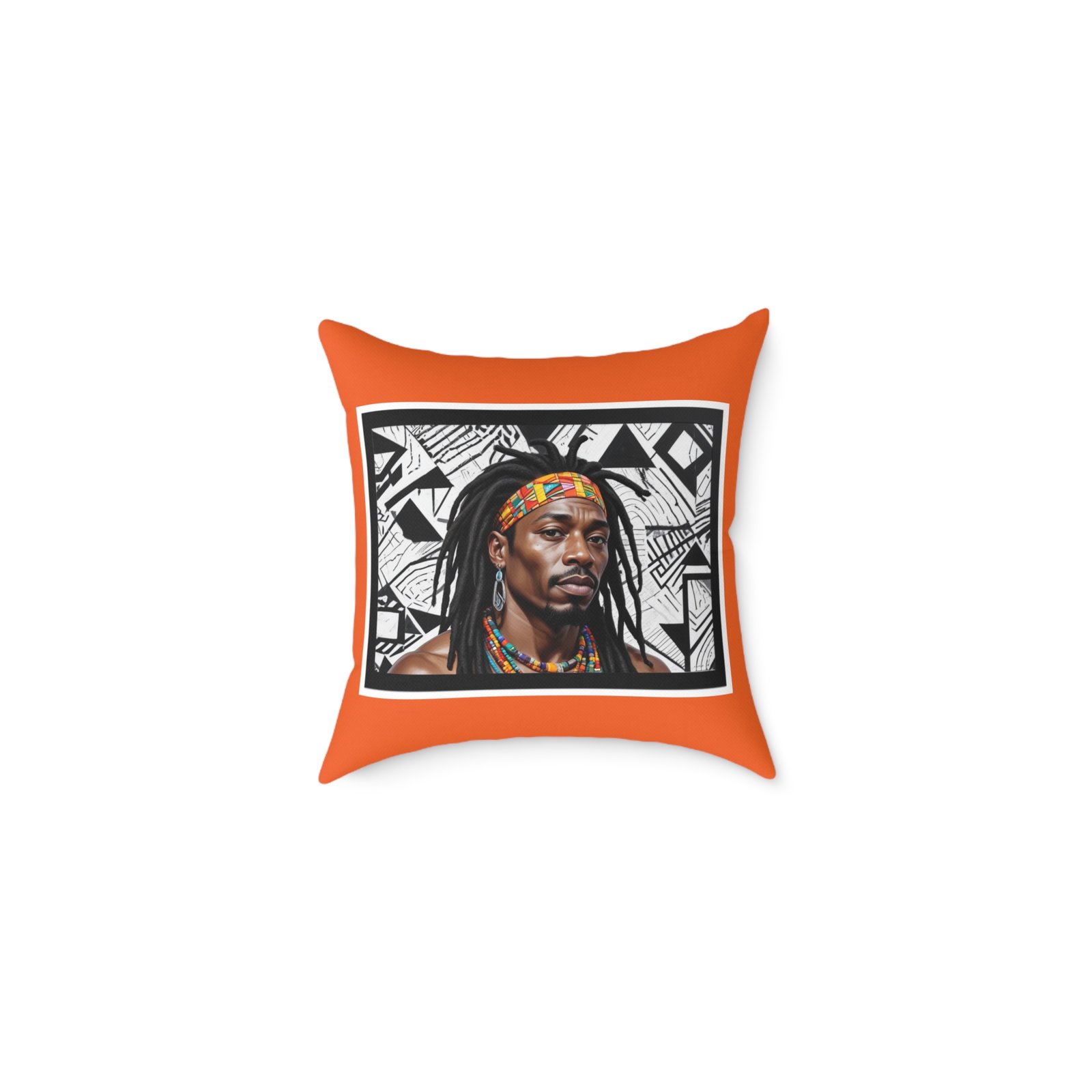 Rastafarian Square Poly Canvas Pillow