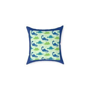 Dinassaur Square Poly Canvas Pillow