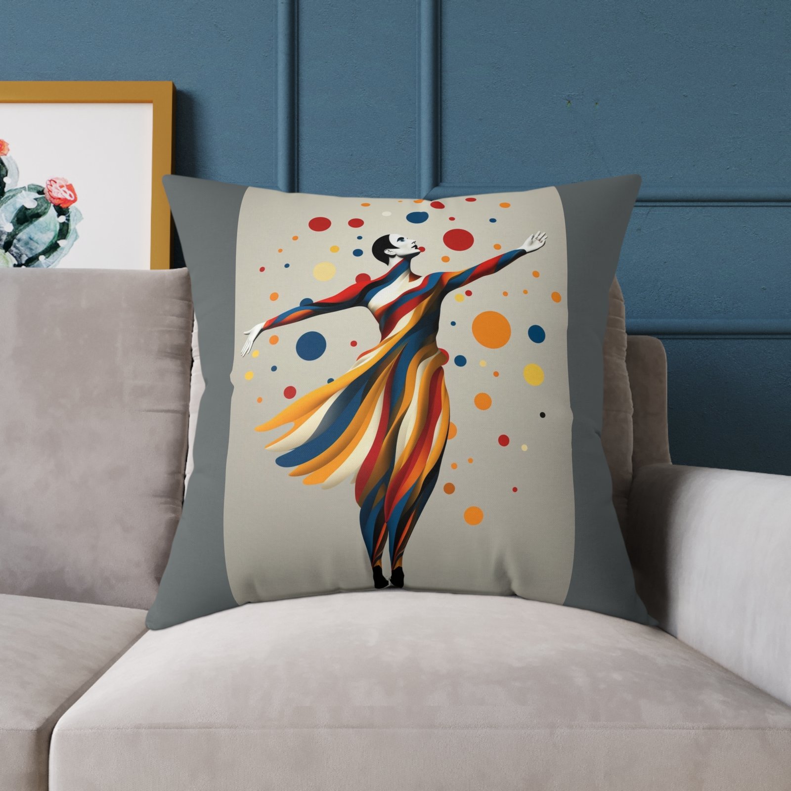 Dancing Queen Cushion Square Poly Canvas Pillow - Image 19