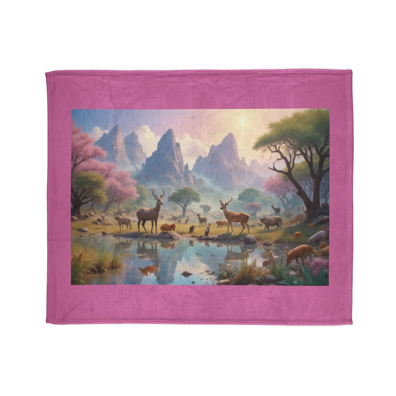In The Woods Soft Polyester Blanket - Image 5