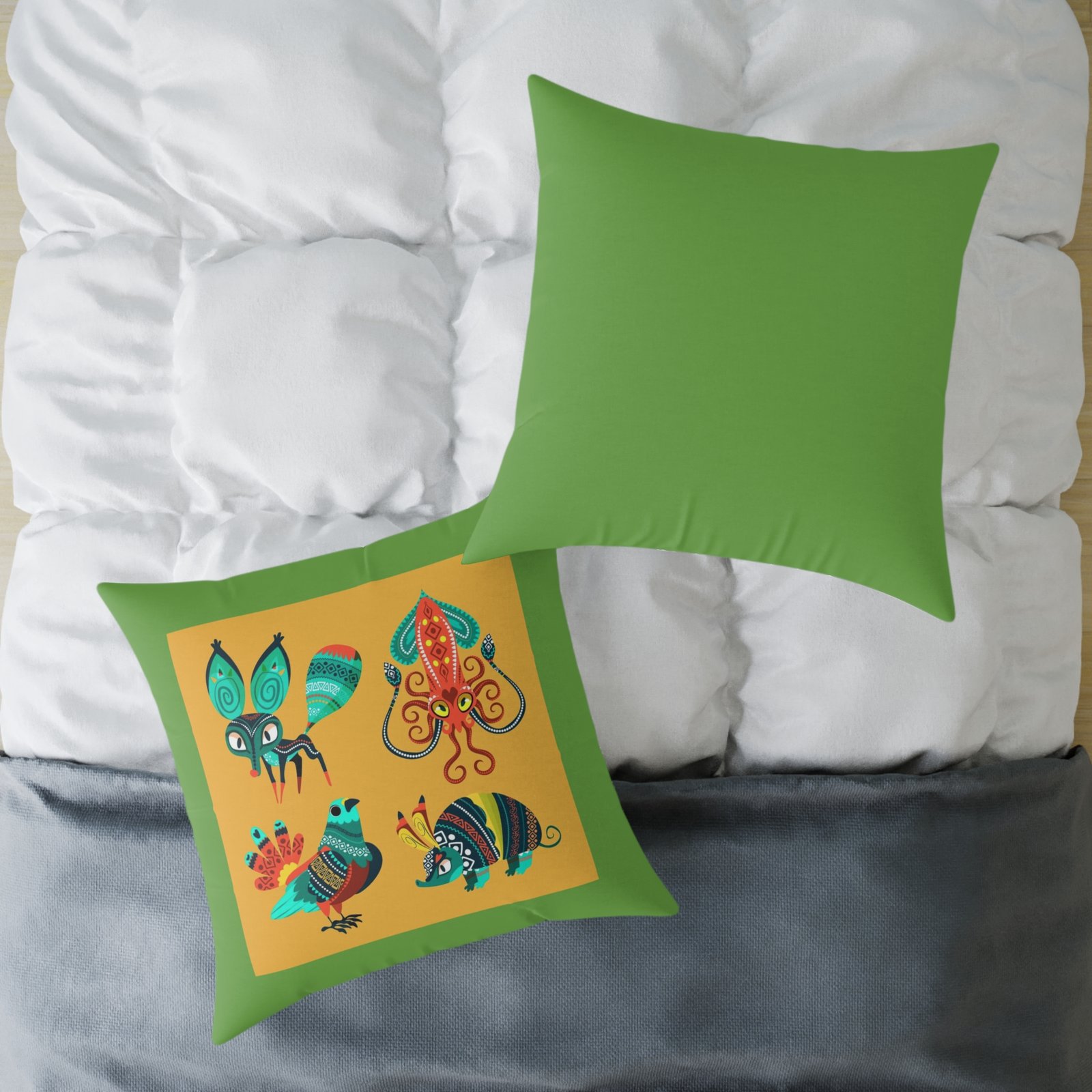 Mexico Square Poly Canvas Pillow - Image 20