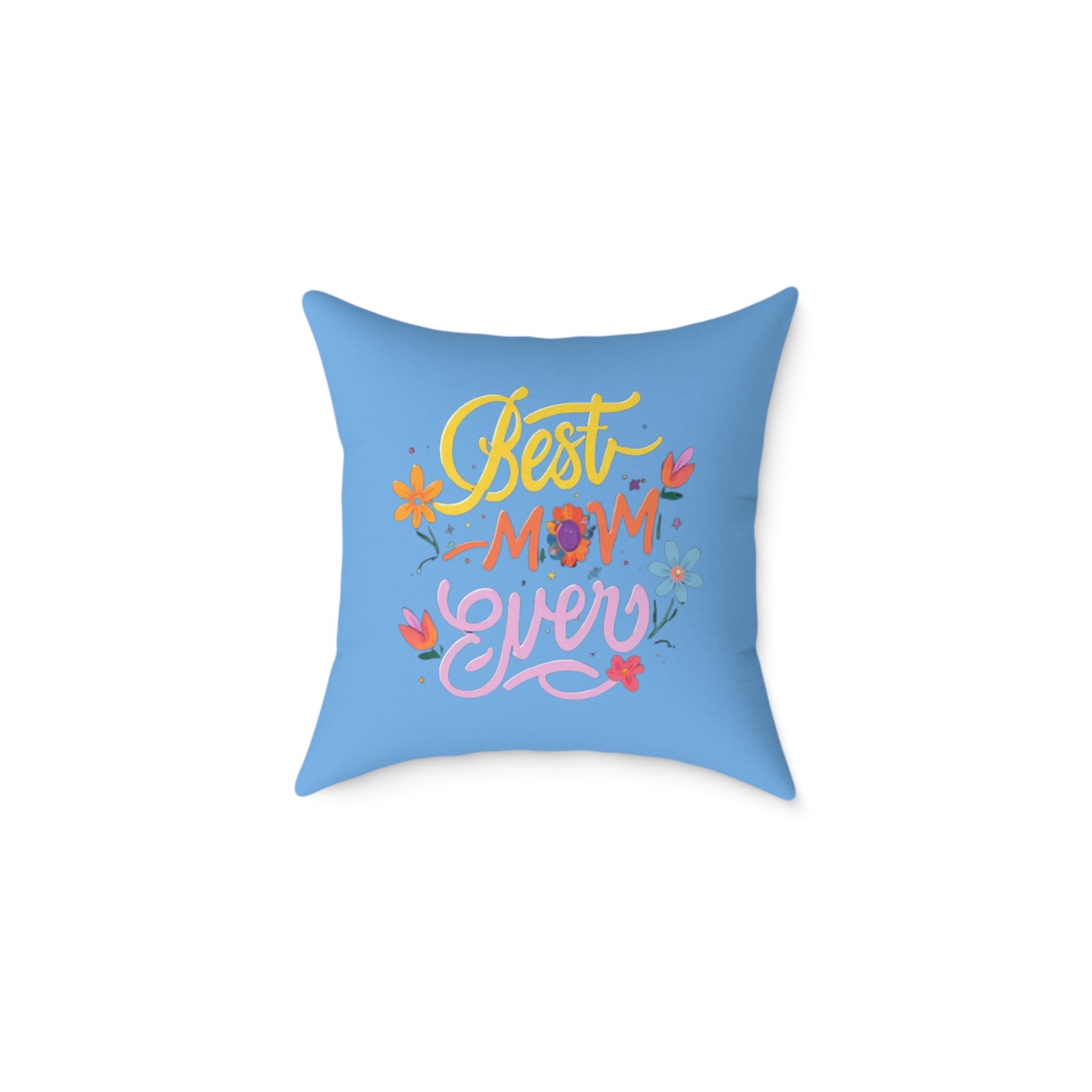 Best Mum Square Poly Canvas Pillow - Image 5