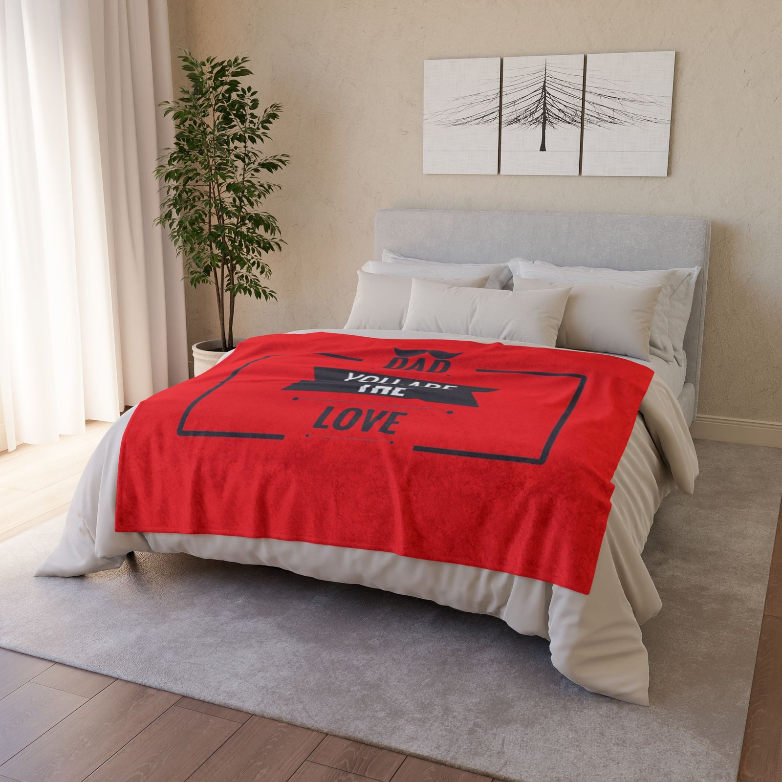 Best Dad Soft Polyester Blanket - Image 8